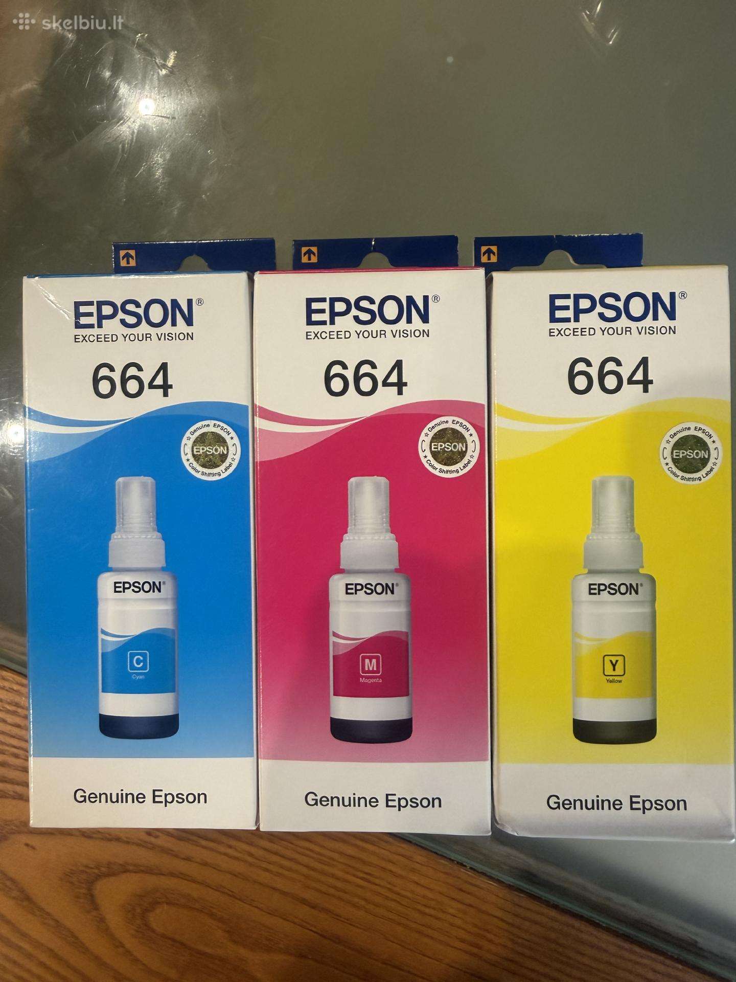 Epson spausdintuvo kasėtės