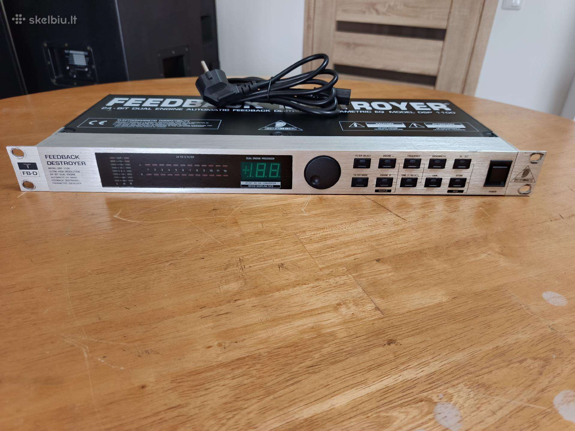 Behringer dsp 1100 feedback destroyer