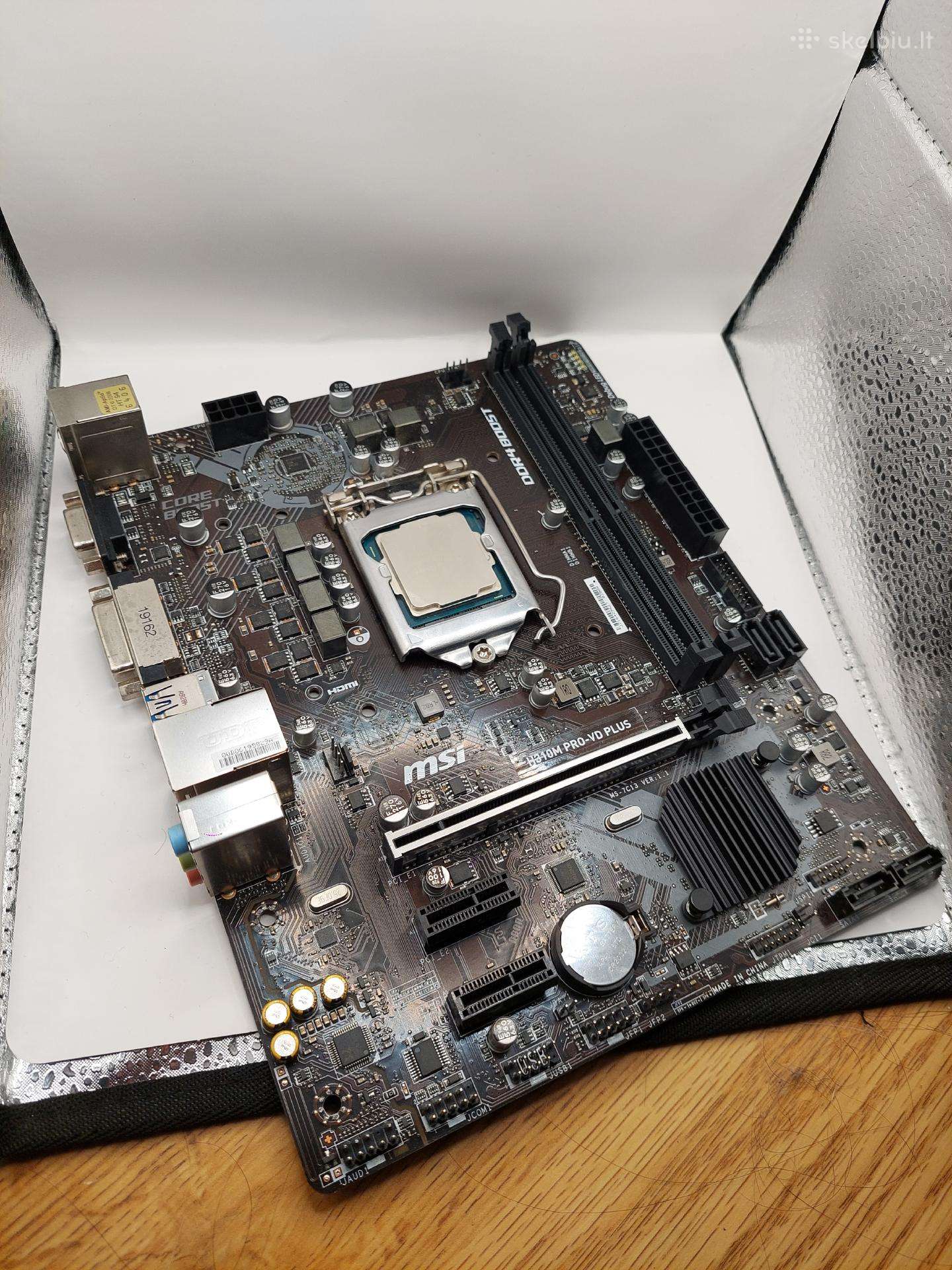 Msi Motinine plokste + i3 Cpu