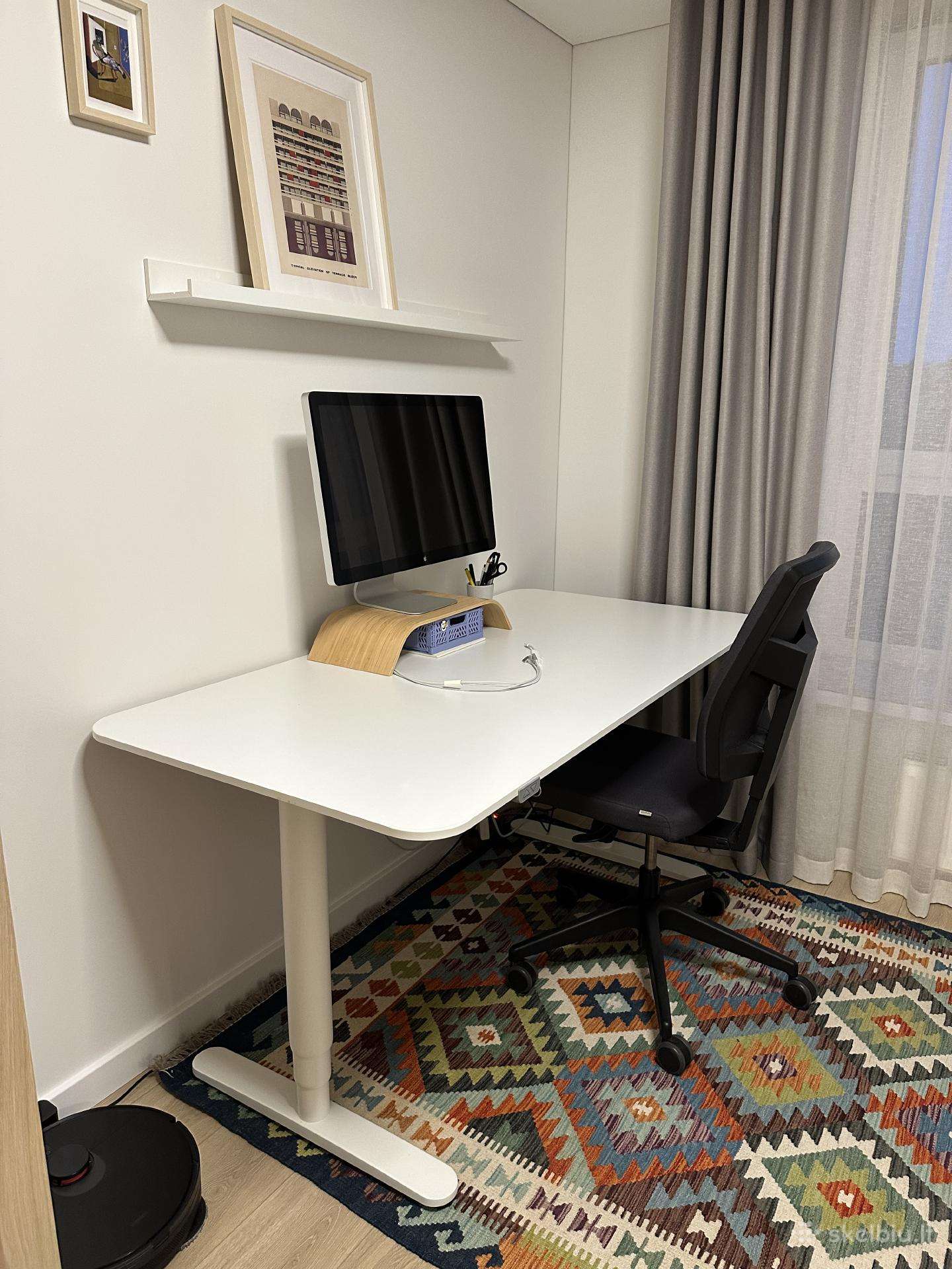 Ikea elektrinis darbo stalas 160x80