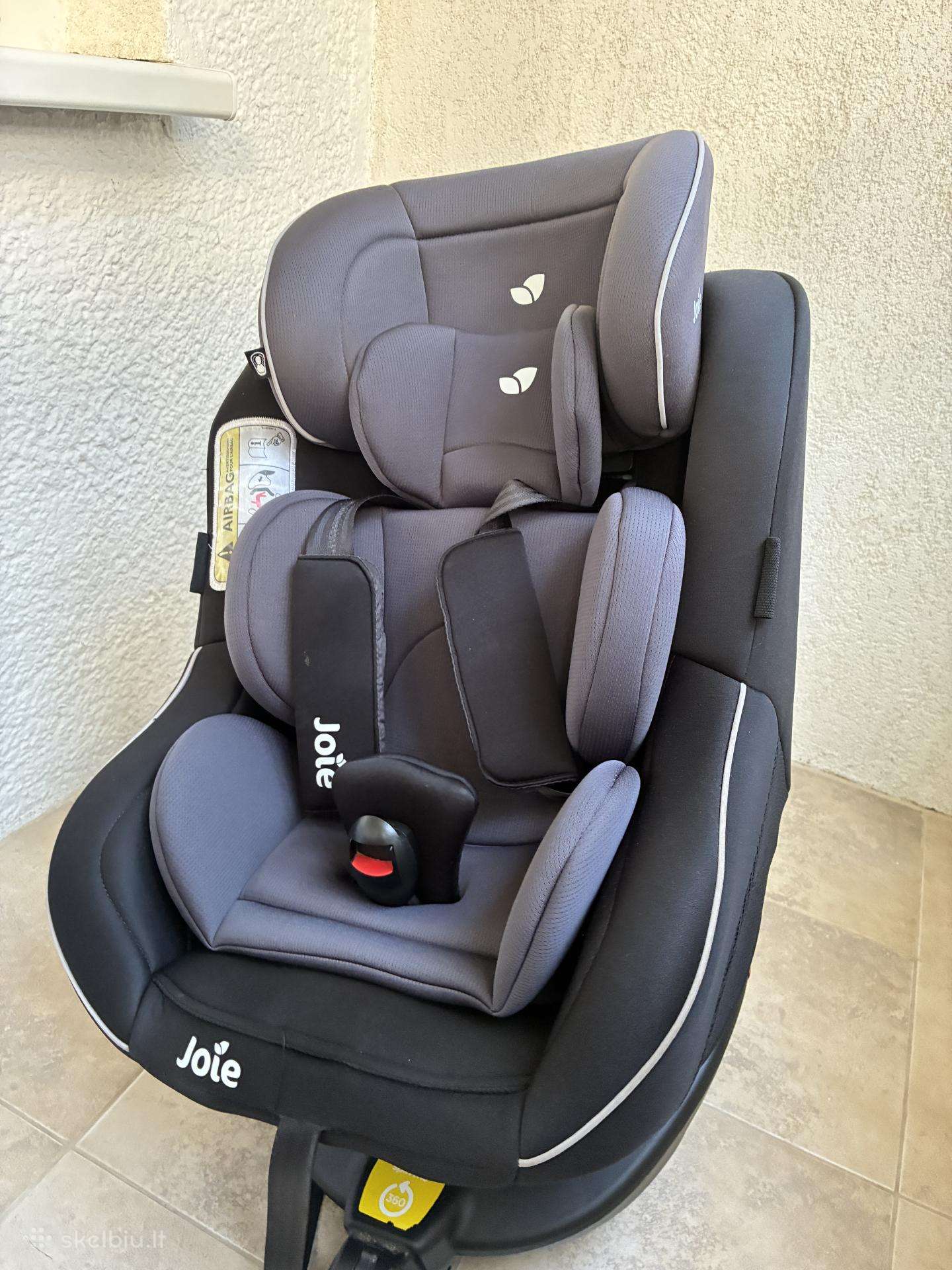 Joie spin 360 automobilio kedute