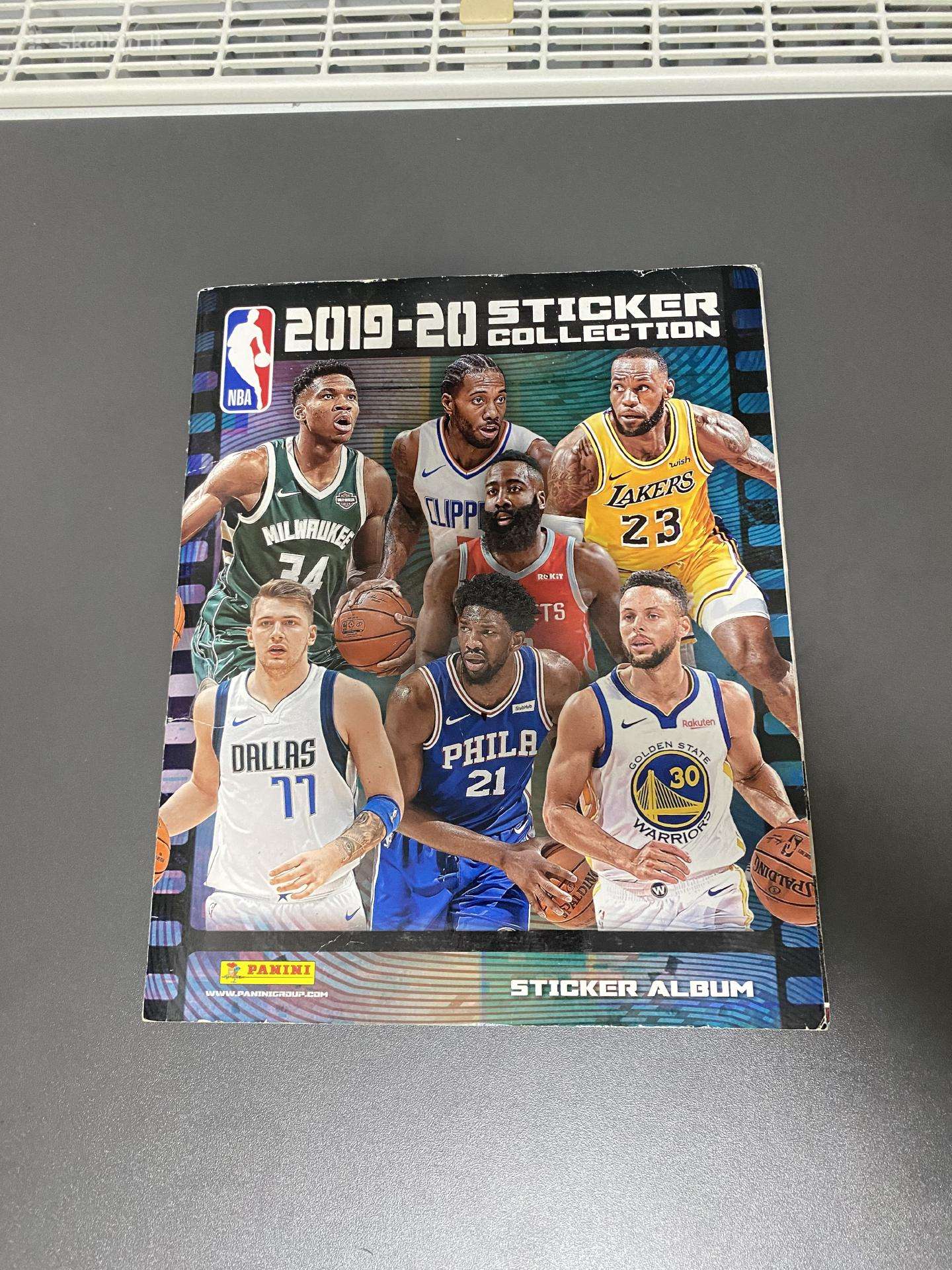 Nba Panini 2019–20 pilnai surinktas albumas