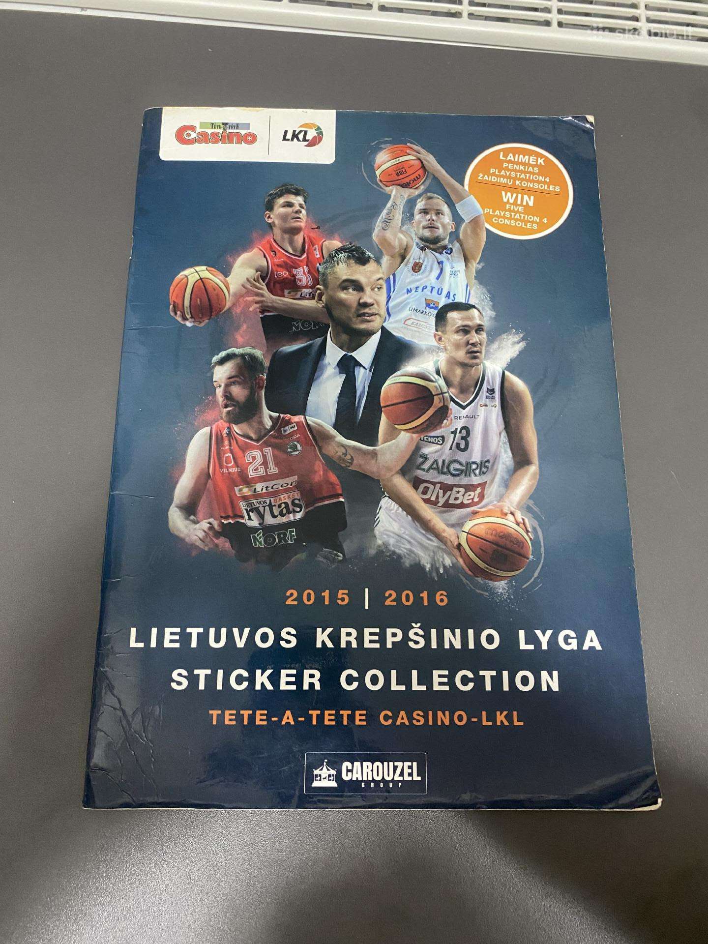 Lkl 2015–2016 lipdukų albumas – pilnai surinktas
