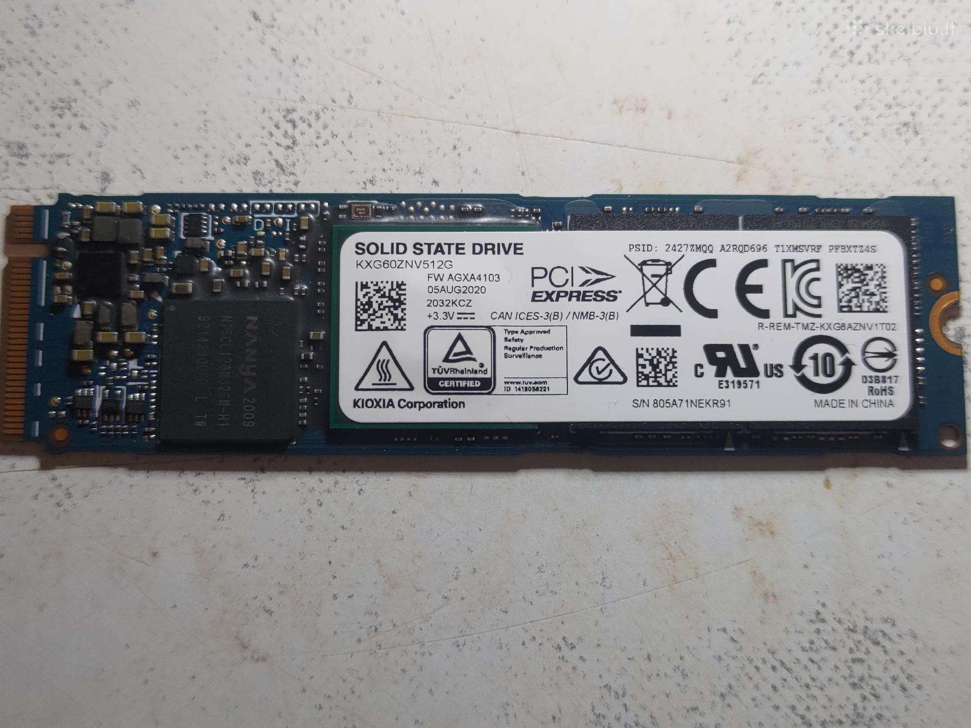 SSD kioxia (toshiba) m.2 2280 Nvme Pcie 512gb