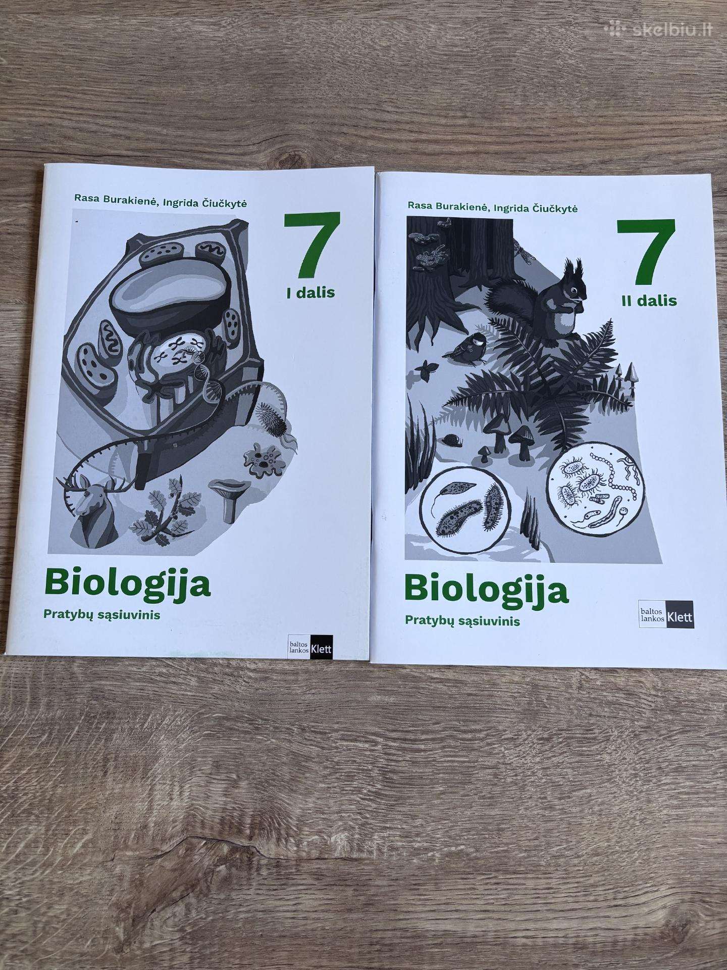 Parduodamos 7 kl. biologijos pratybos