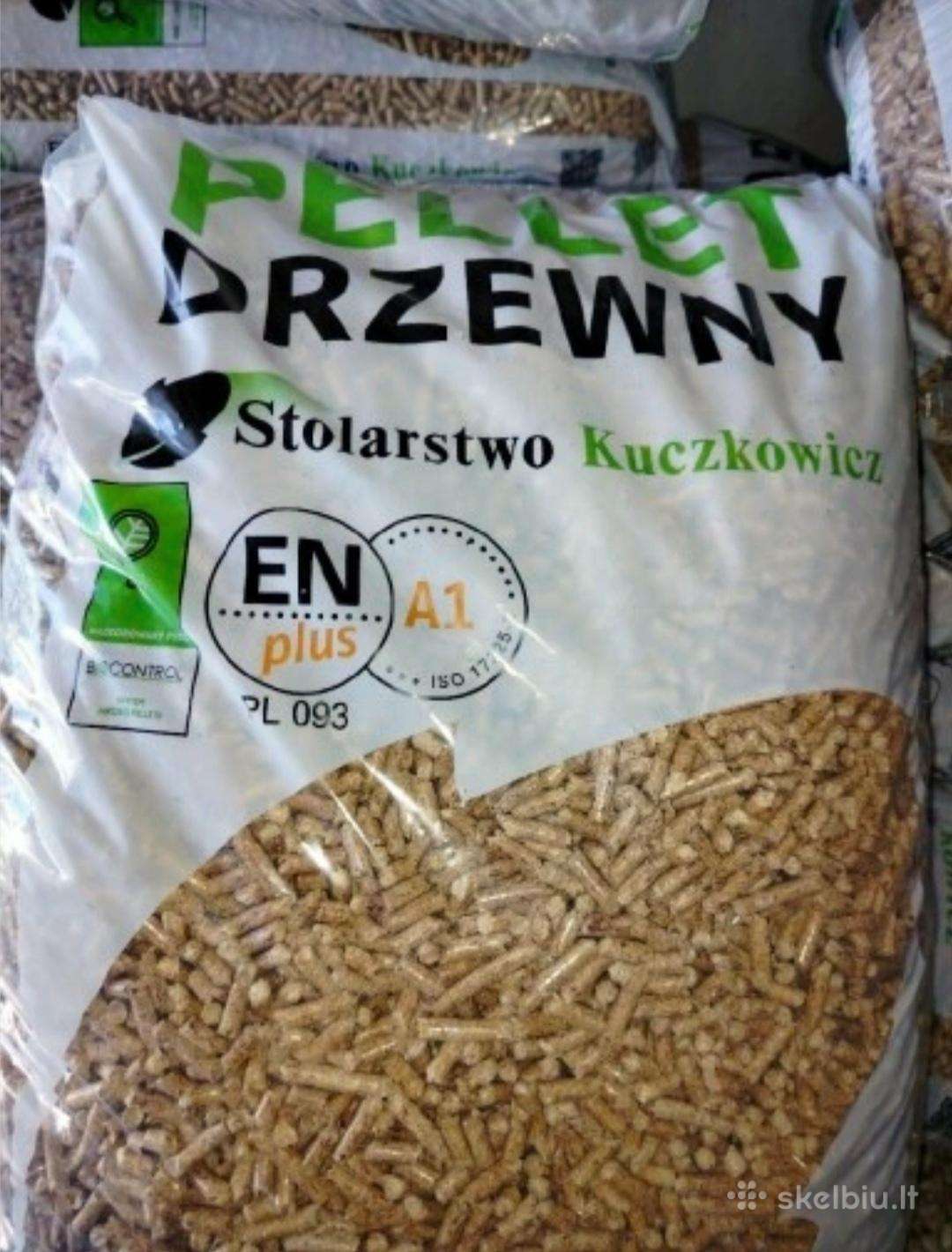 Medzio granules En A1 sertifikas medenos granules