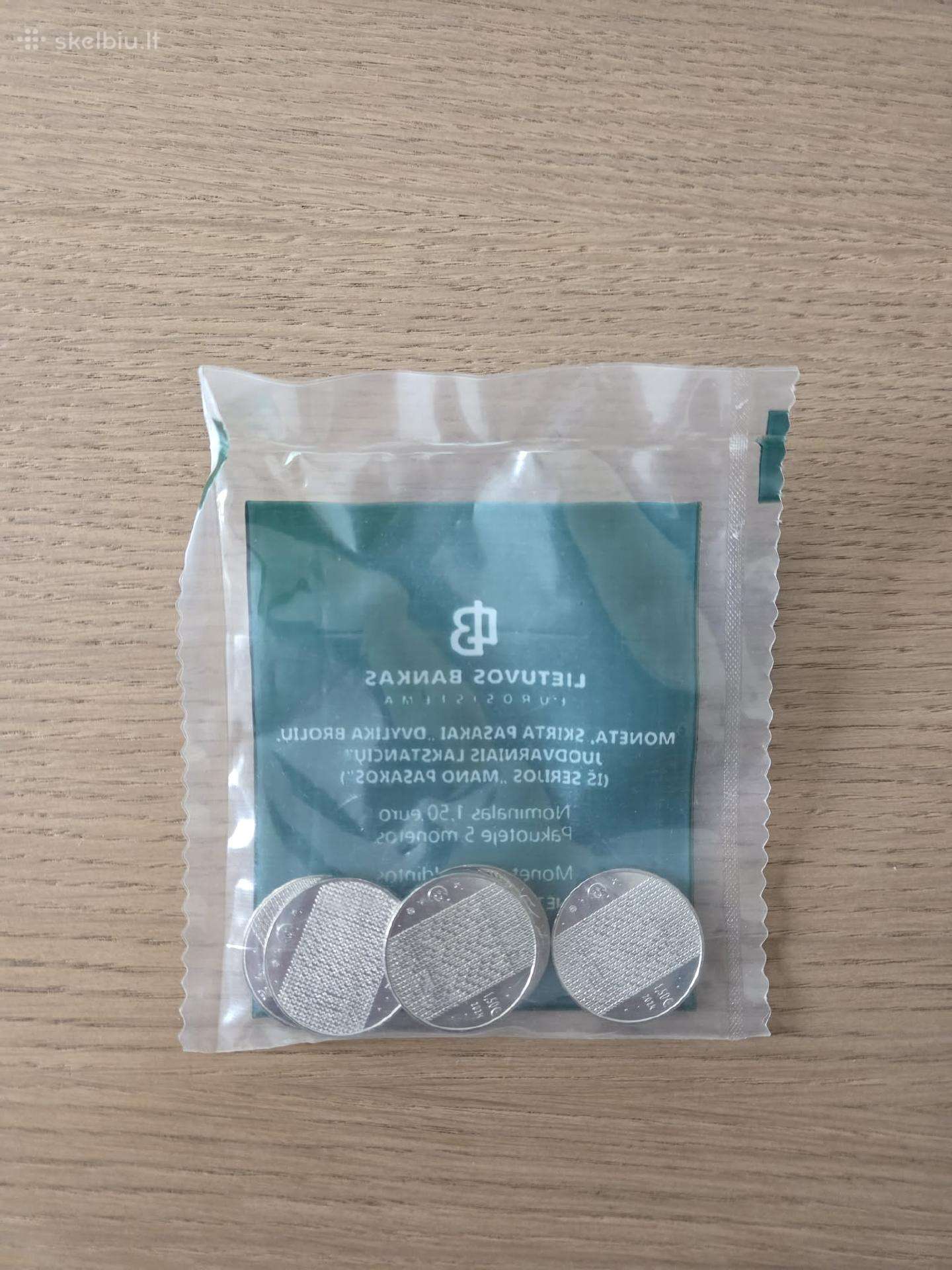 2024 1.5€ pusantrokai Dvylika brolių juodvarniais