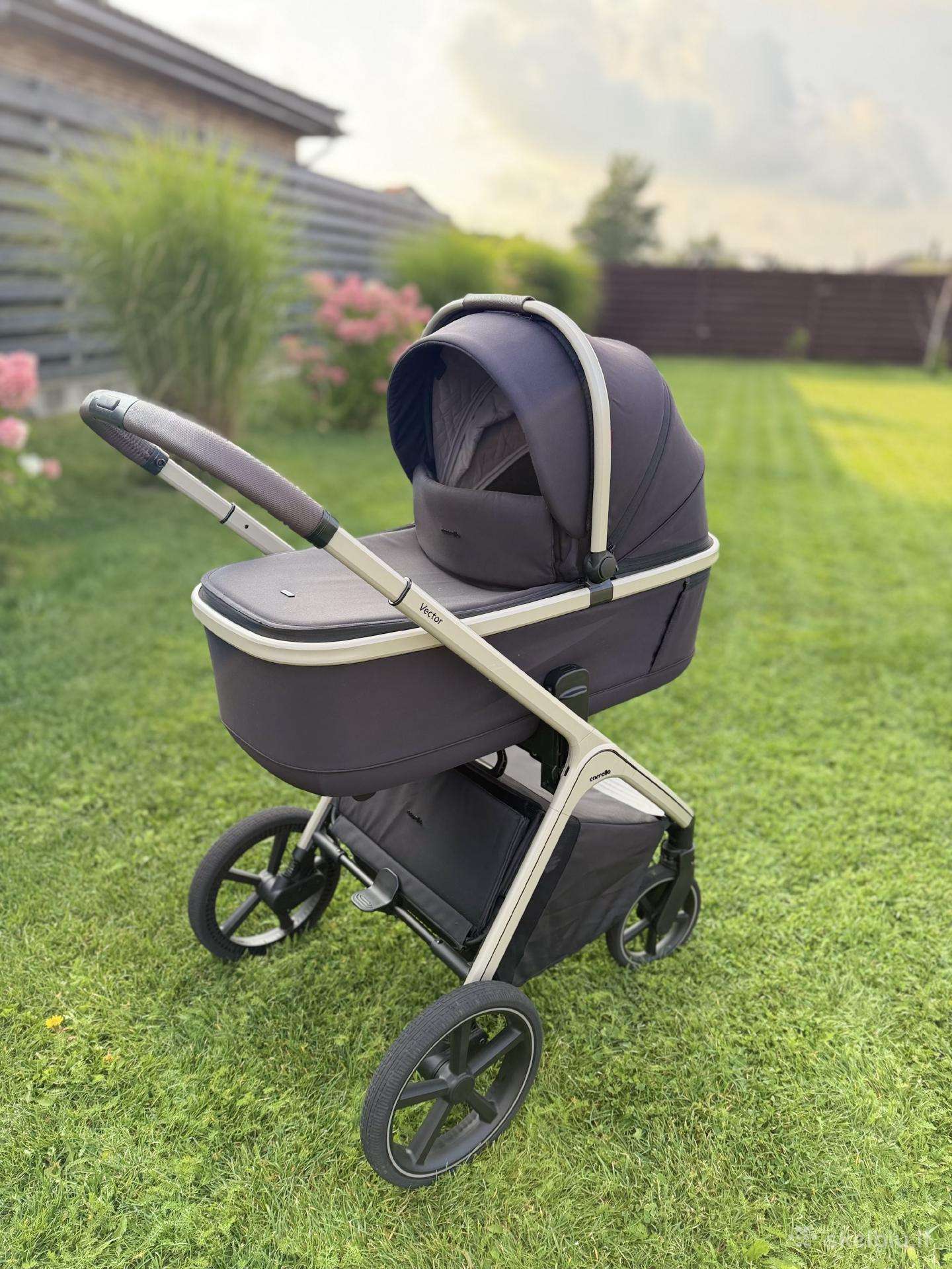 Carrello Vector vežimas+ kedutė+ isofix bazė