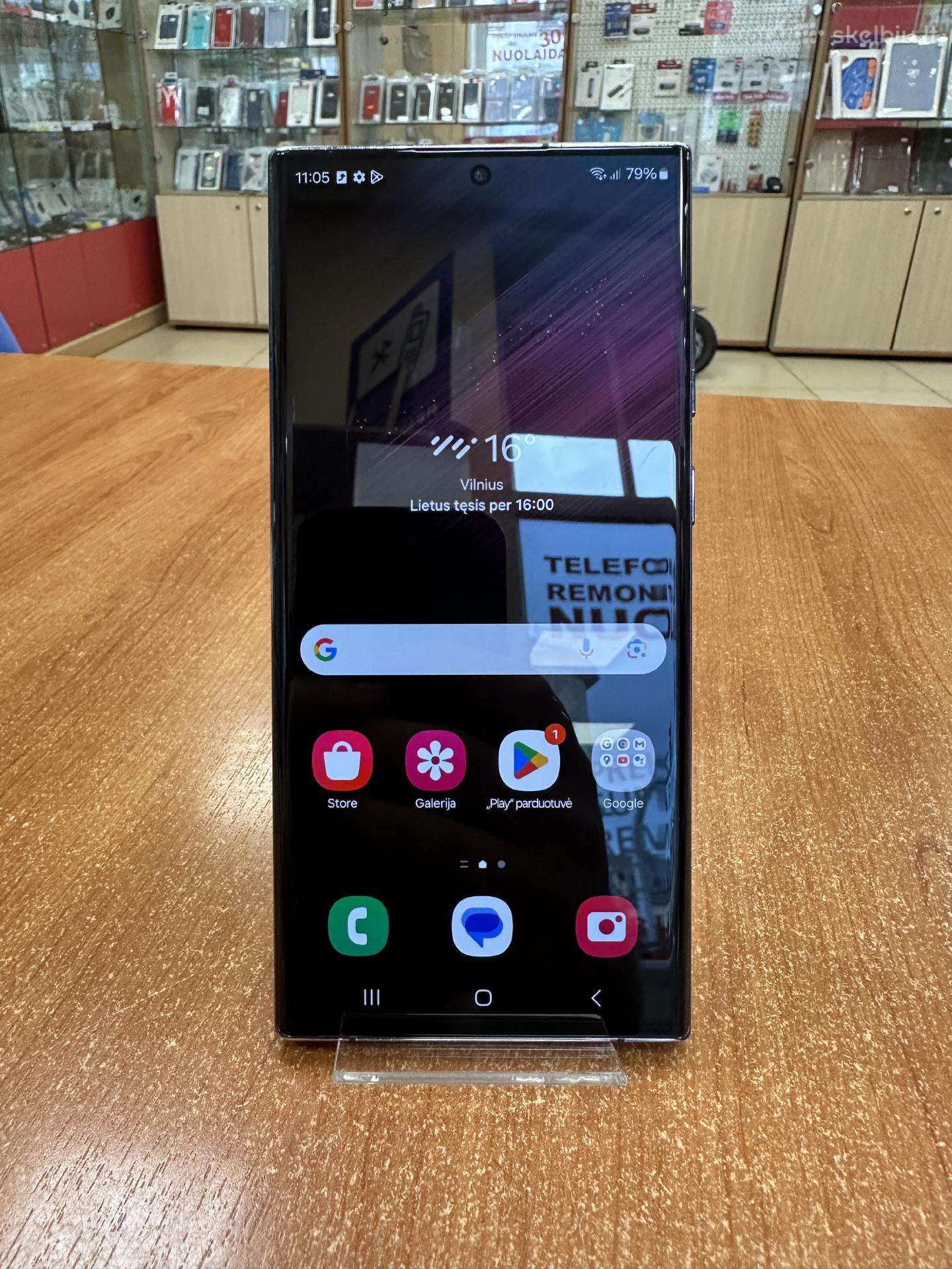 Samsung S908b Galaxy S22 Ultra 5G 256 GB naudotas