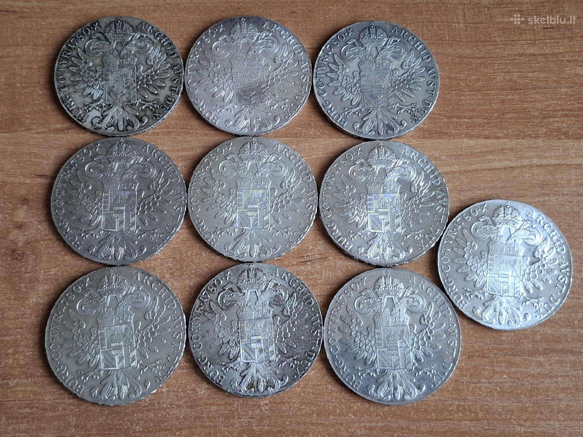 10vnt. Terezės talerių