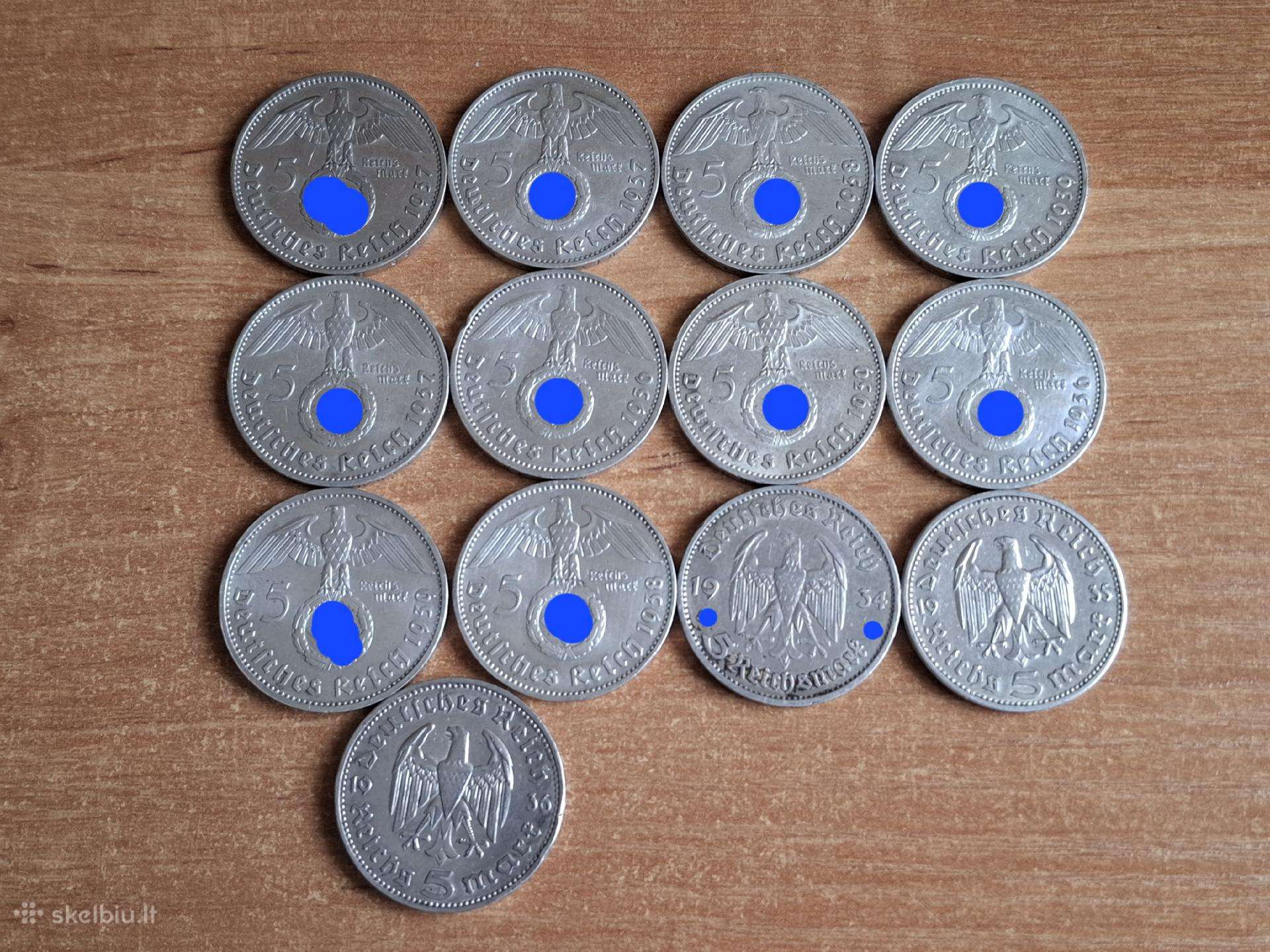 13vnt. Vokietijos penkmarkių