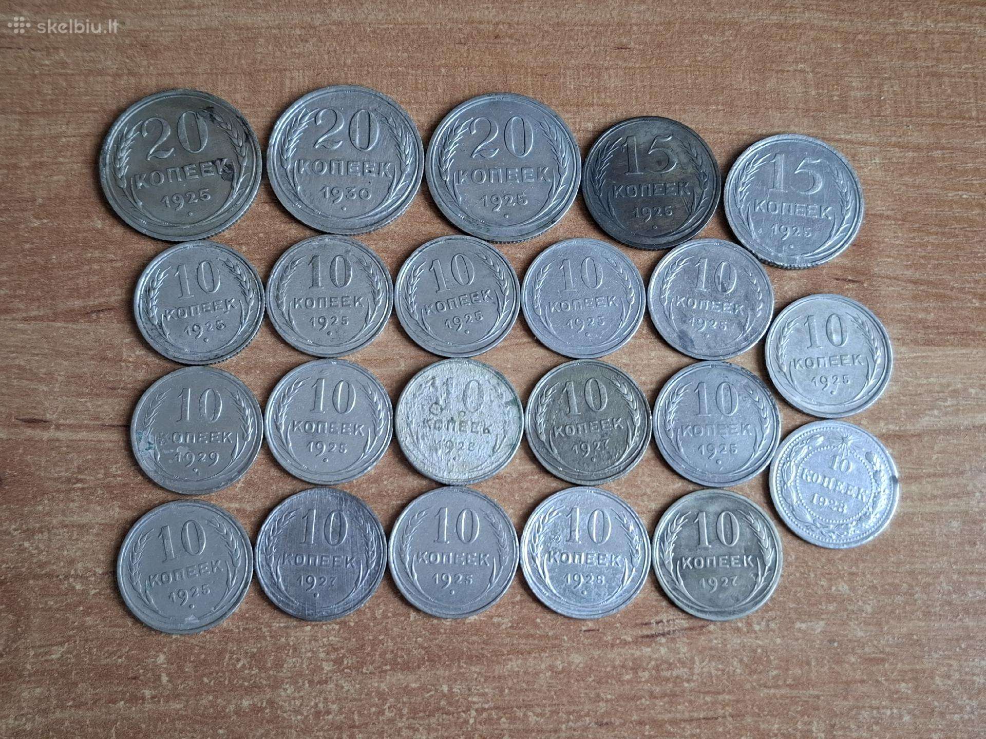 22vnt. Sidabrinių kapeikų