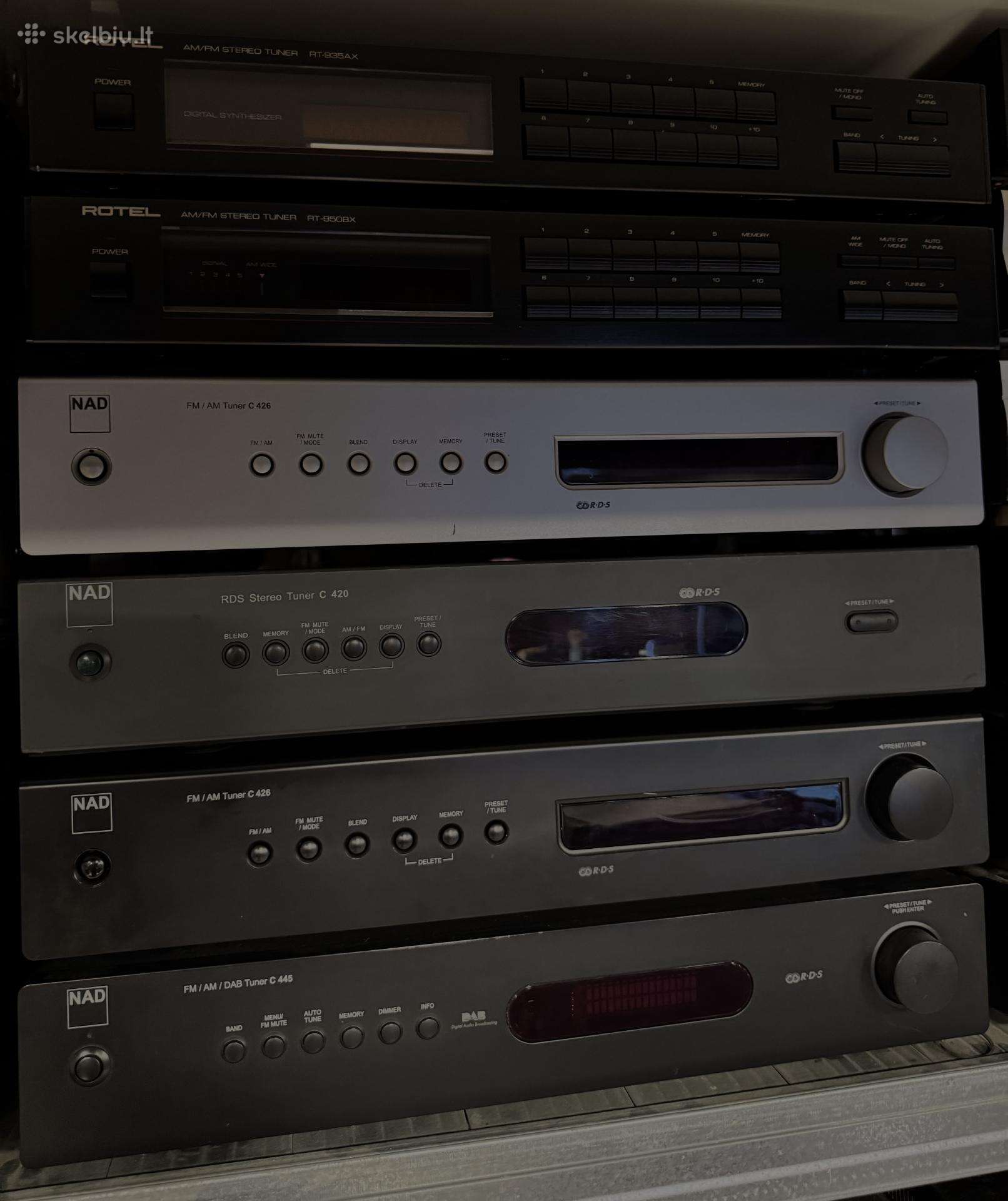 Nad c420, c445, 426 / radijo imtuvai / tuner