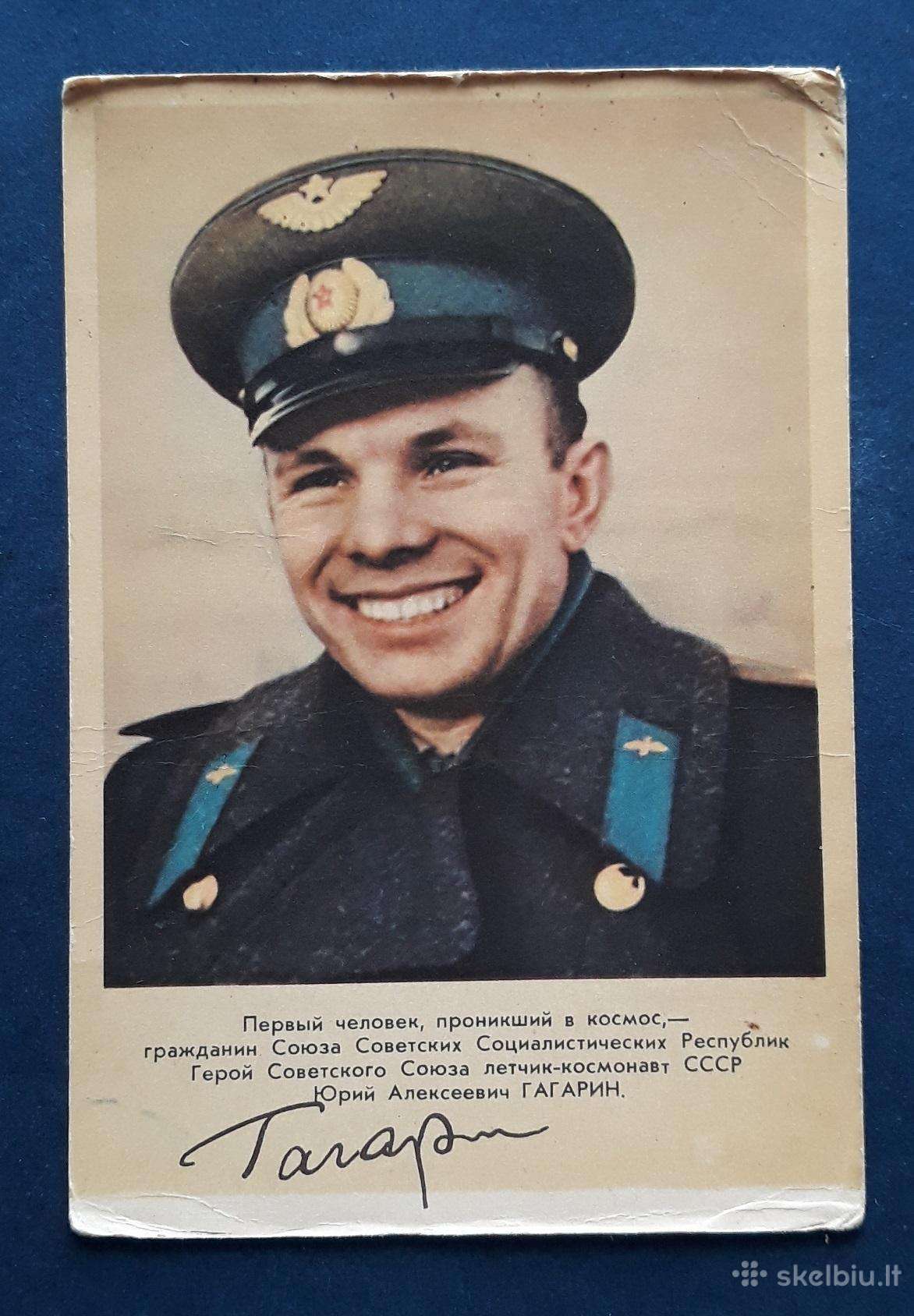 Kosmosas Gagarinas 1961 147 švari
