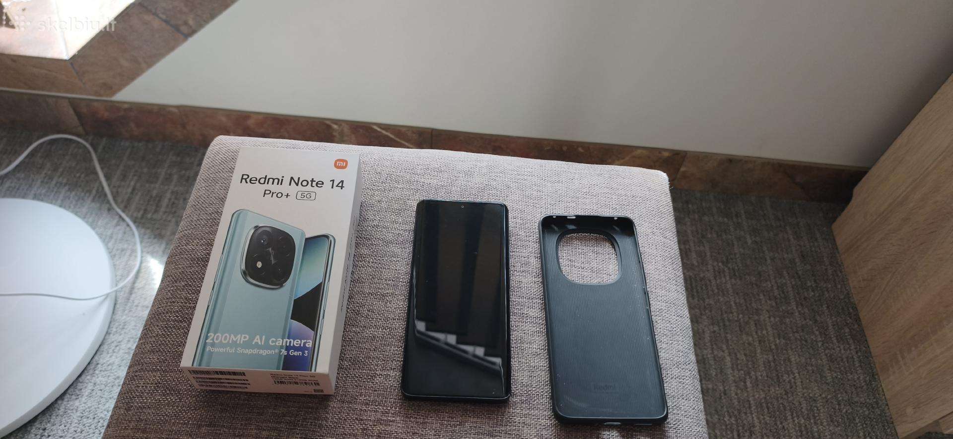 Xiaomi Redmi Note 14 Pro+ 5G 12/512gb – dėžutė, dė