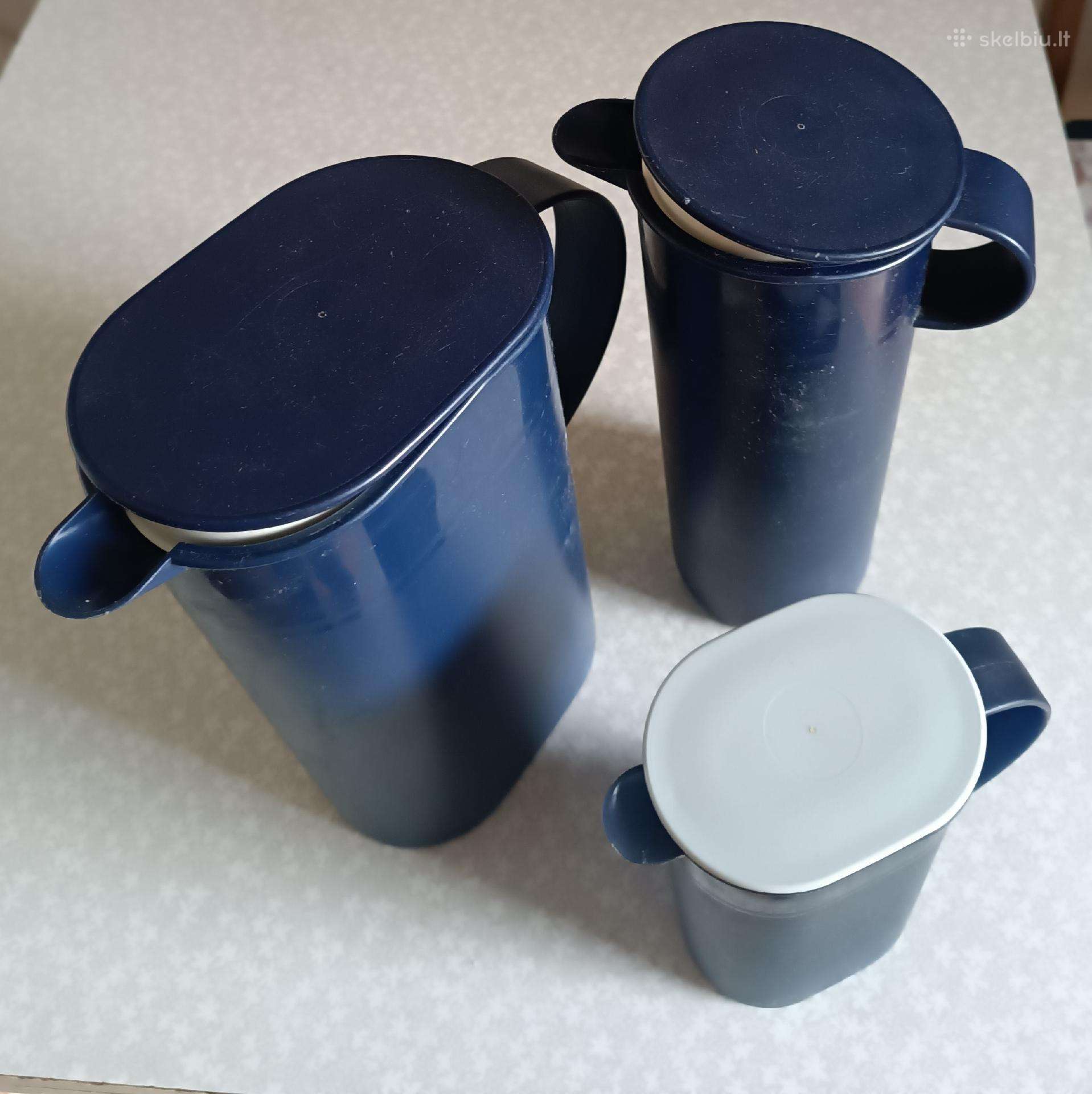 Ąsočiai Tw komplektas 3vnt. (1,5l, 1l, 0,5l)