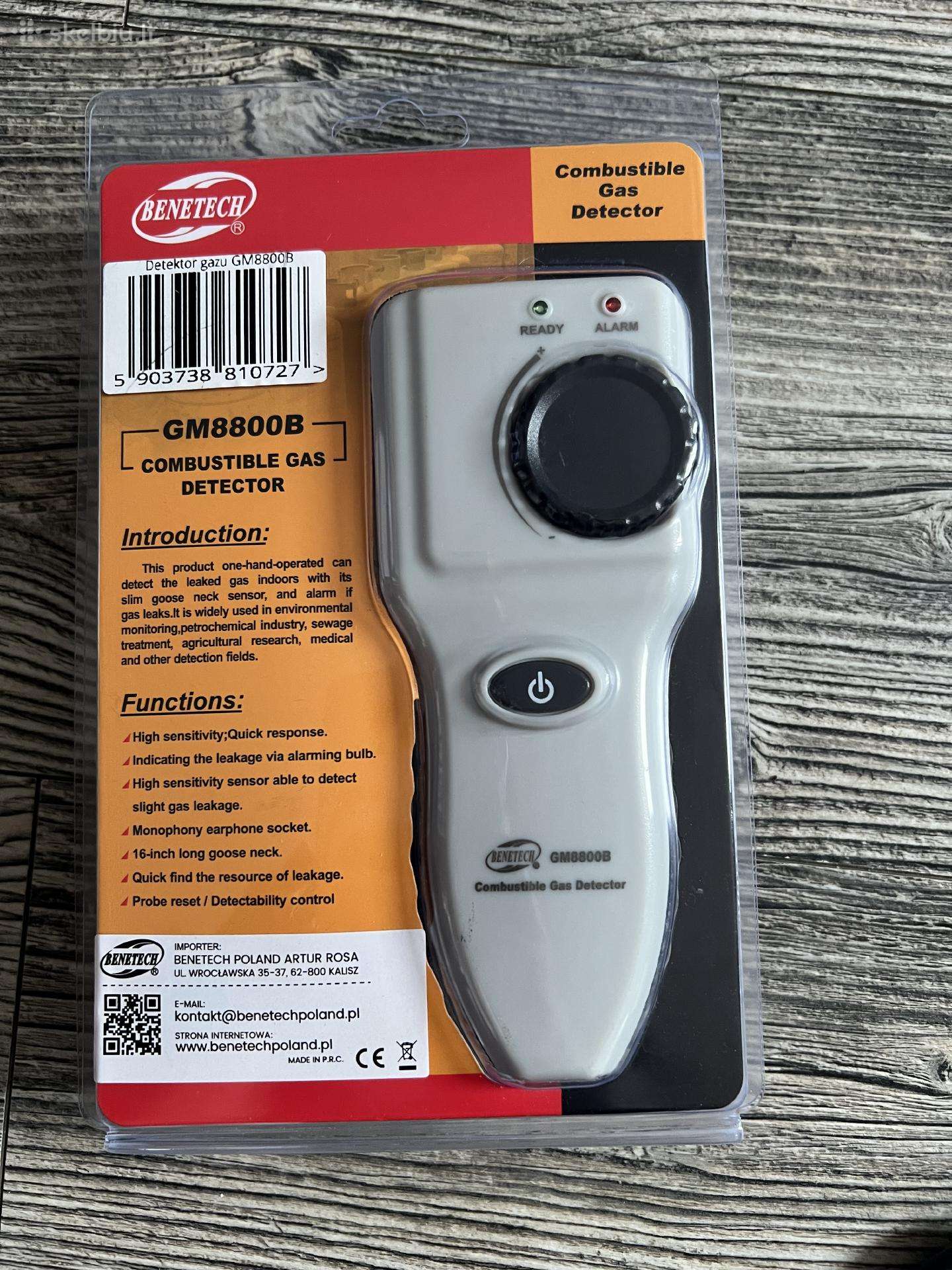 Benetech gm8800b Duju detektorius