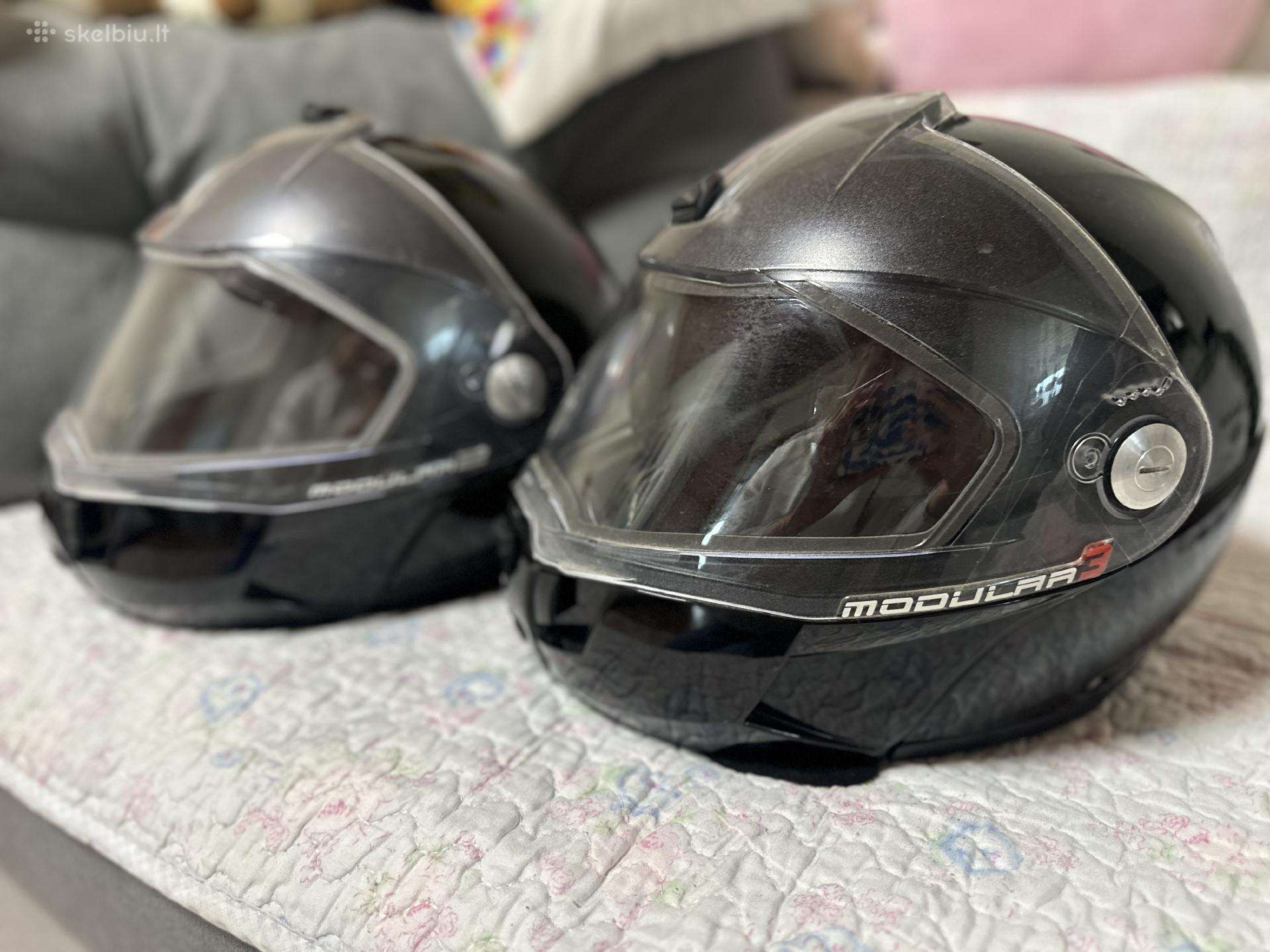 2 vnt.brp Modular 2 + Modular 3 moduliniai šalmai