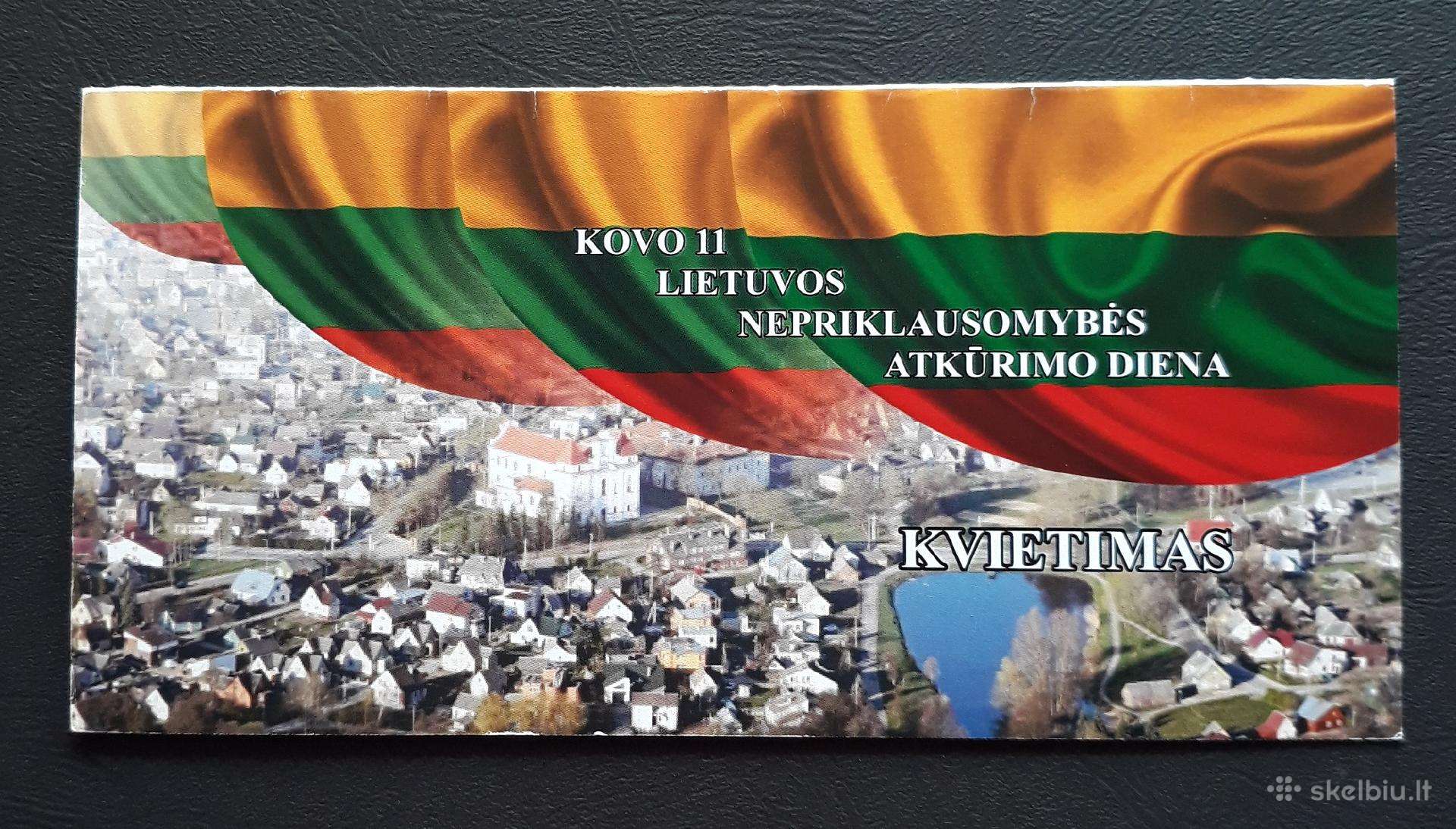 Lietuva 2017 Kovo 11 Kvietimas