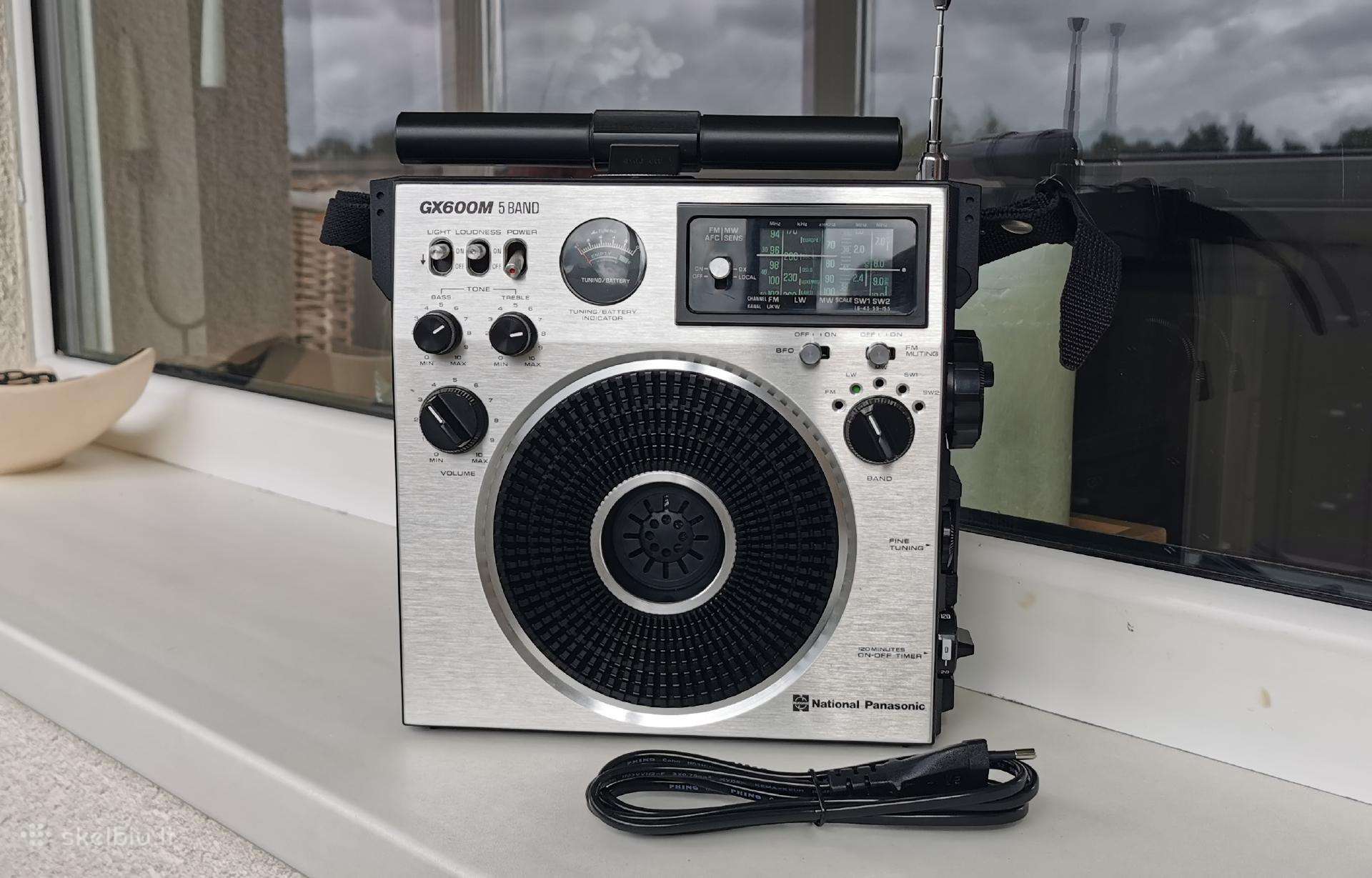 Panasonic Gx600m Rf-1150mb Fm/lw/mw/sw Radijas