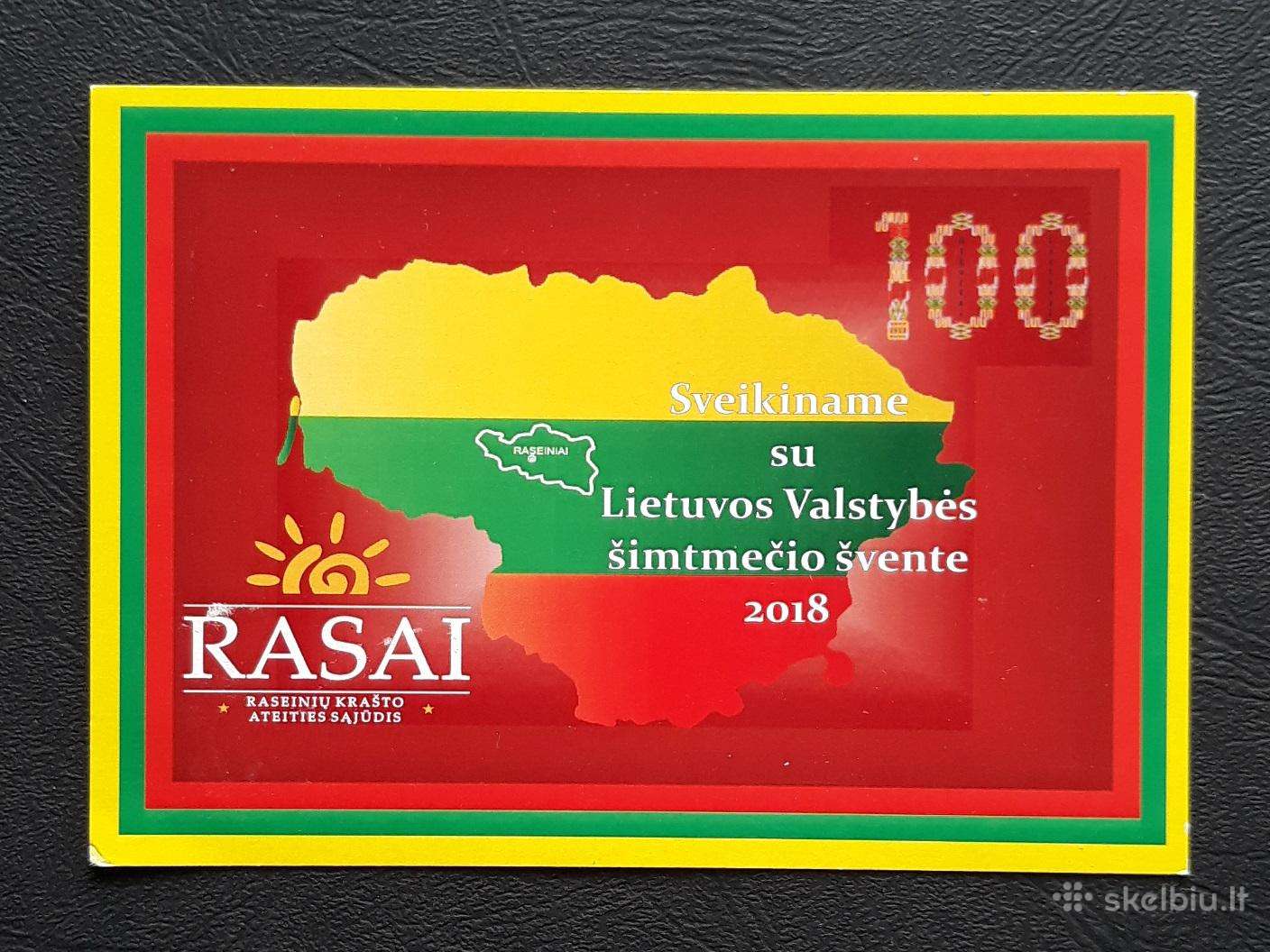Lietuva 2018 LT valstybės šimtmečio šventė švari