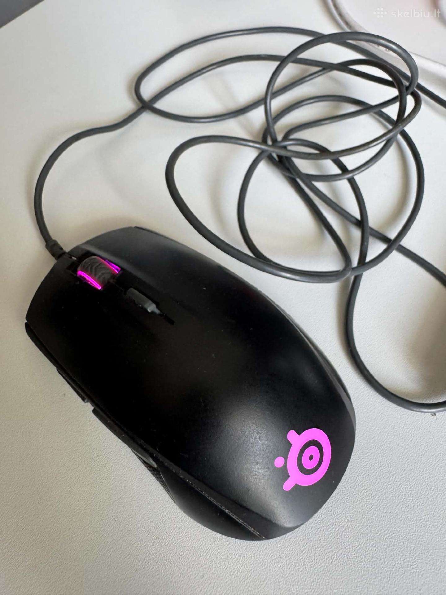 Rgb zaidimu kompiuterio pele Steelseries Rival 110