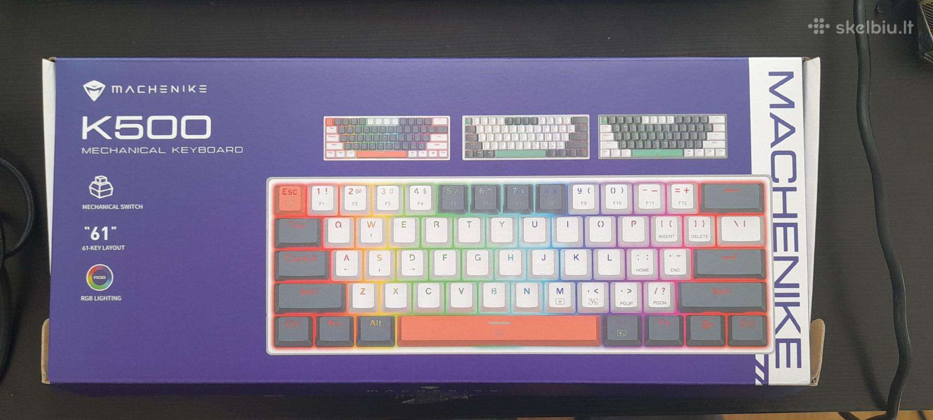 Žaidimų klaviatūra Machenike K500-b61 blue switch