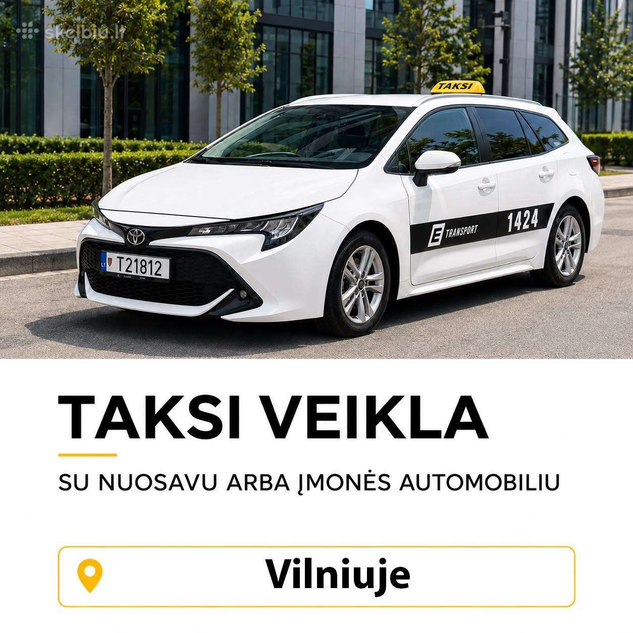 Taksi veikla Vilnius