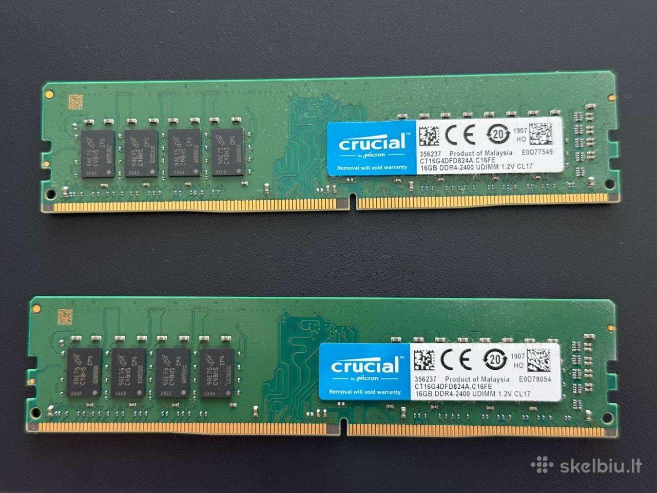 Crucial Ddr4-2400 32gb (2x16gb)