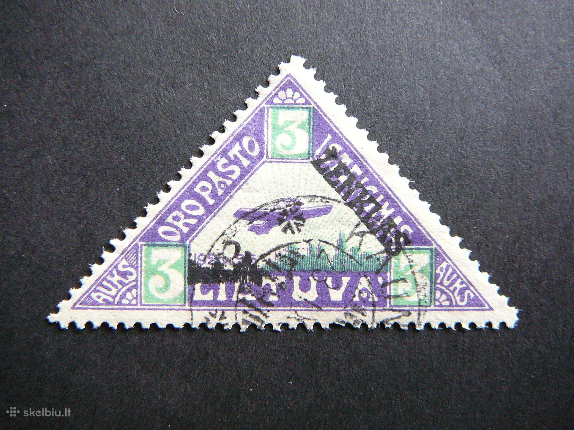 Lietuva 1922 Lektuvai antsp. lit119a