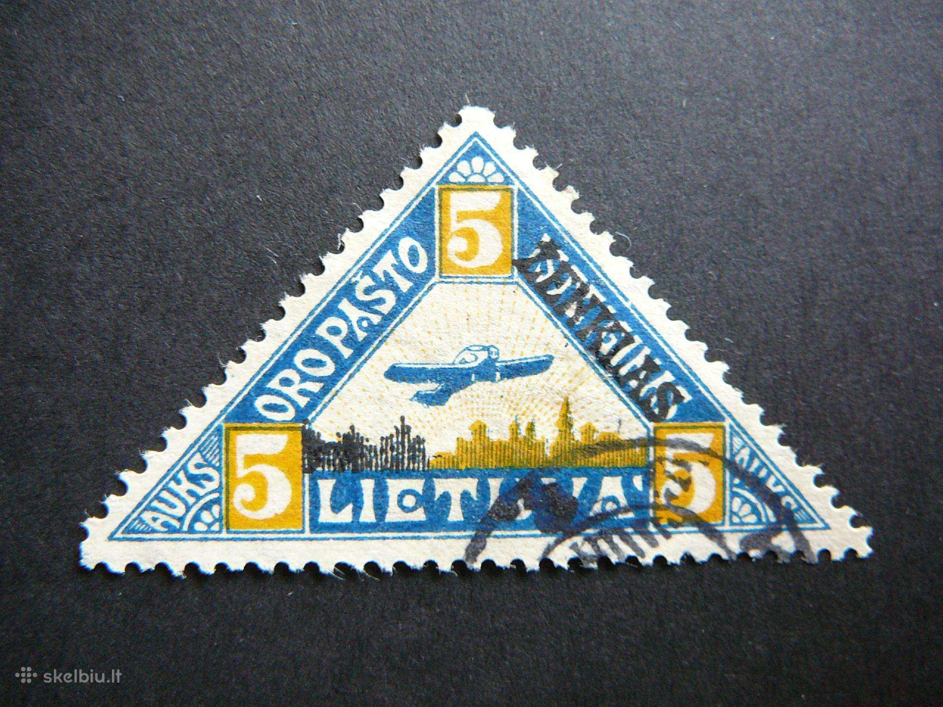 Lietuva 1922 Lektuvai antsp. lit120a