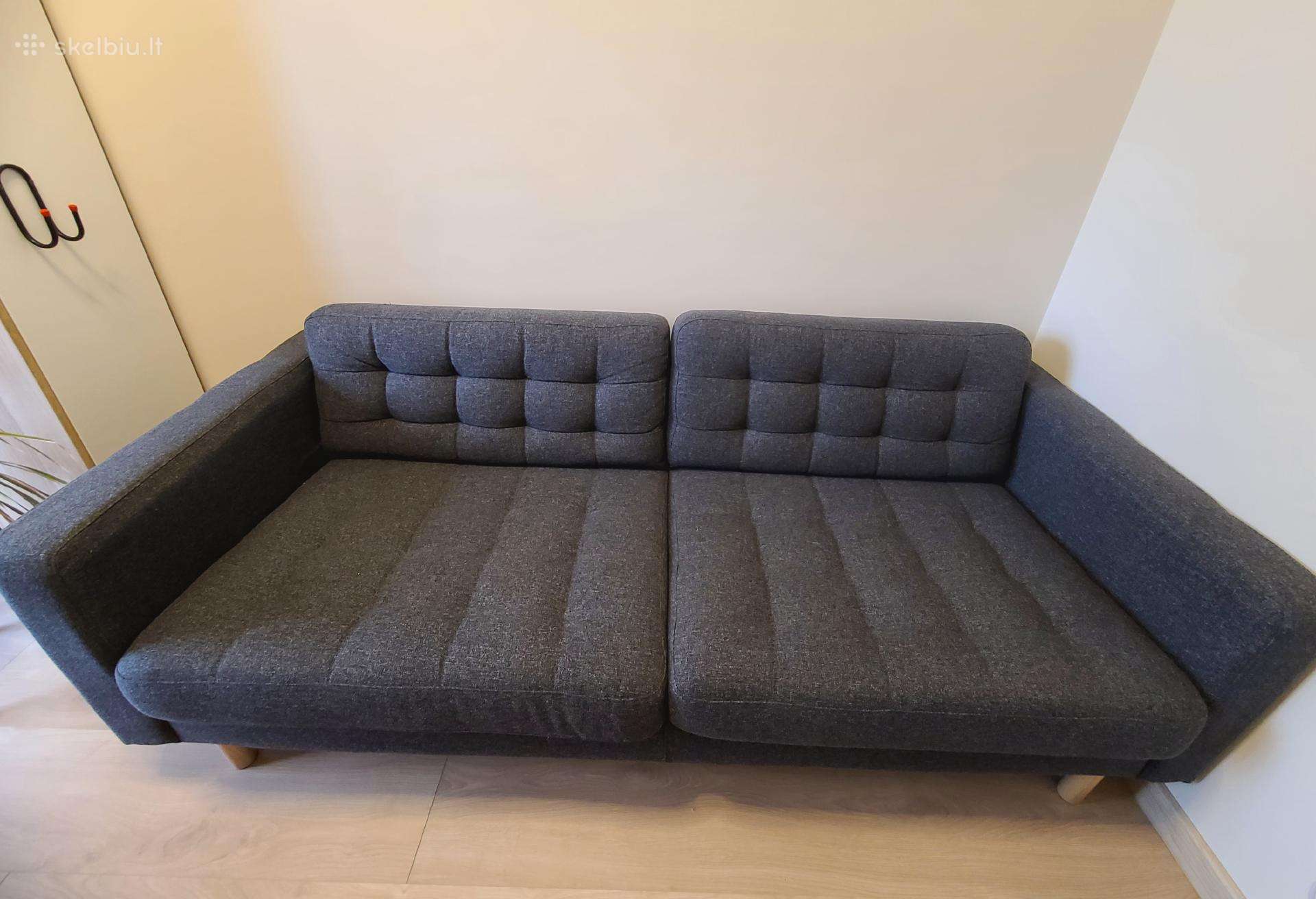 Minkšta trivietė sofa