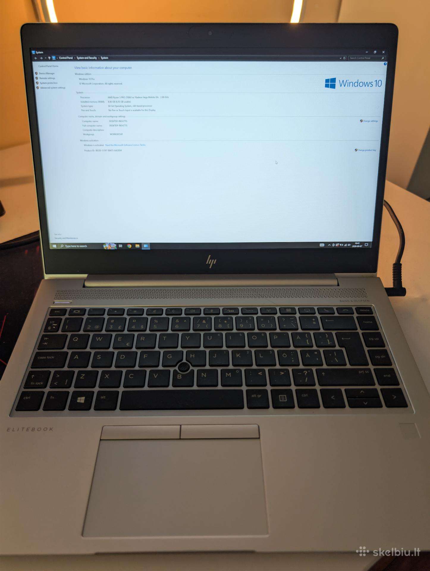 Hp Elitebook 745 G5 8gb/256gb Amd Ryzen 5 Pro