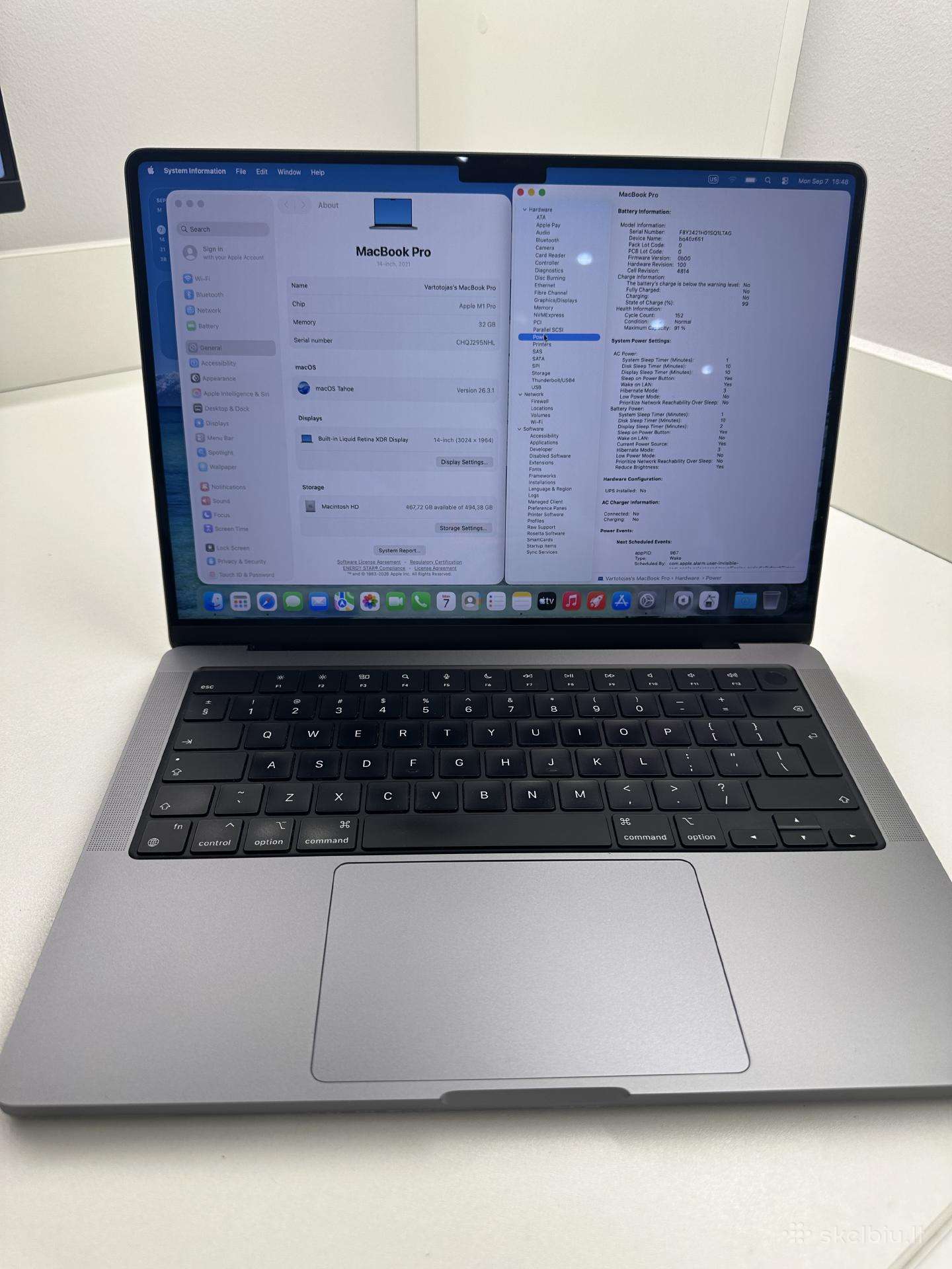 Apple MacBook Pro 14" M1 Pro / 32gb / 512gb – Grey