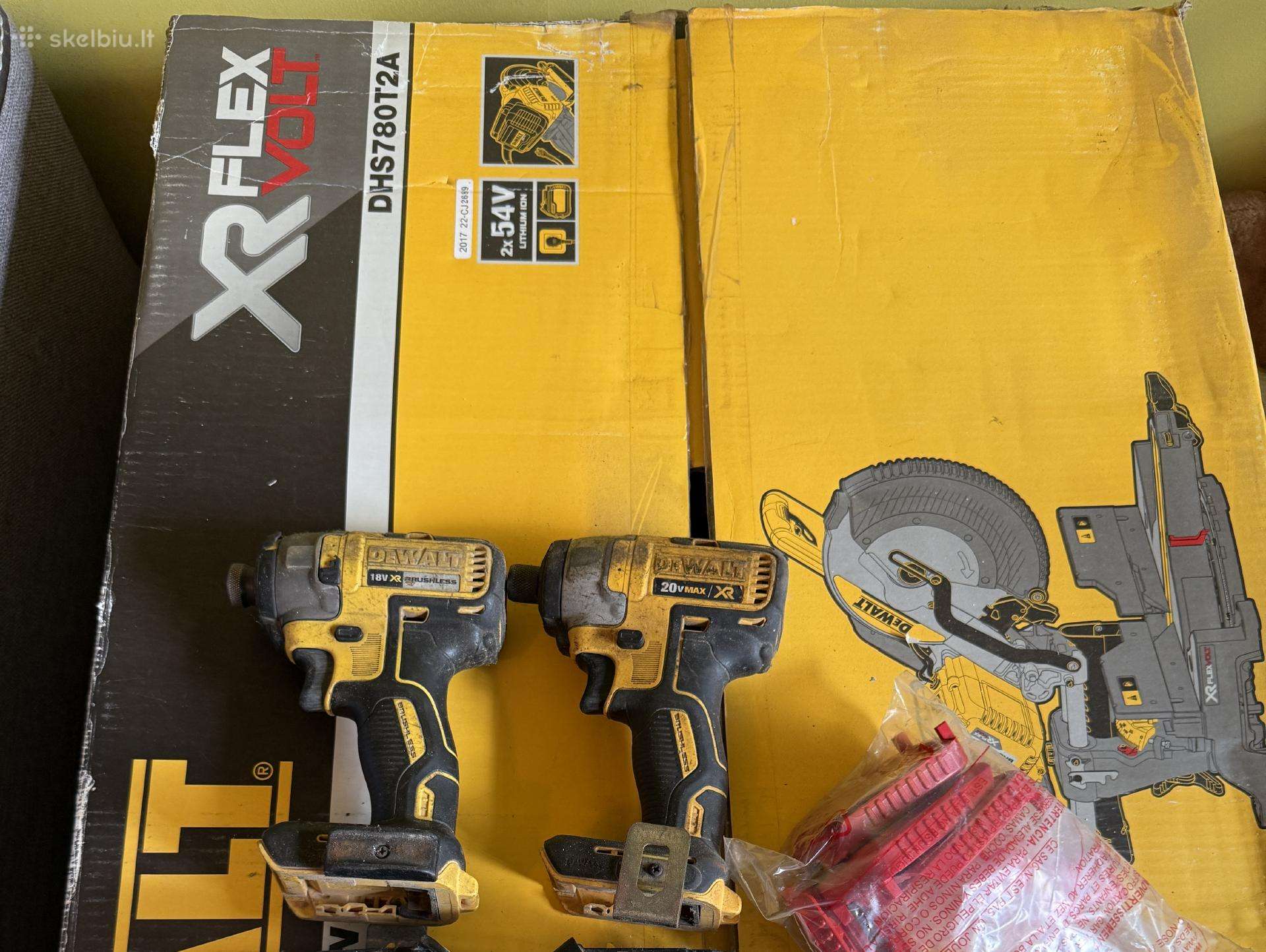 Dewalt suktuvai Dcf887 Dcf886