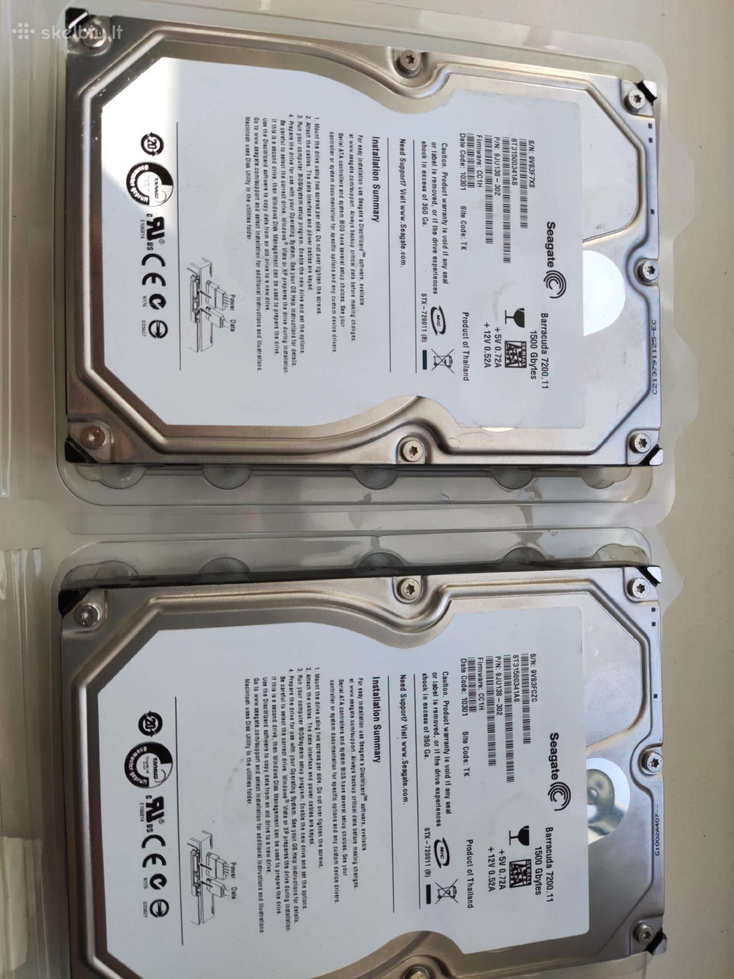 Sata HDD seagate 1500 GB
