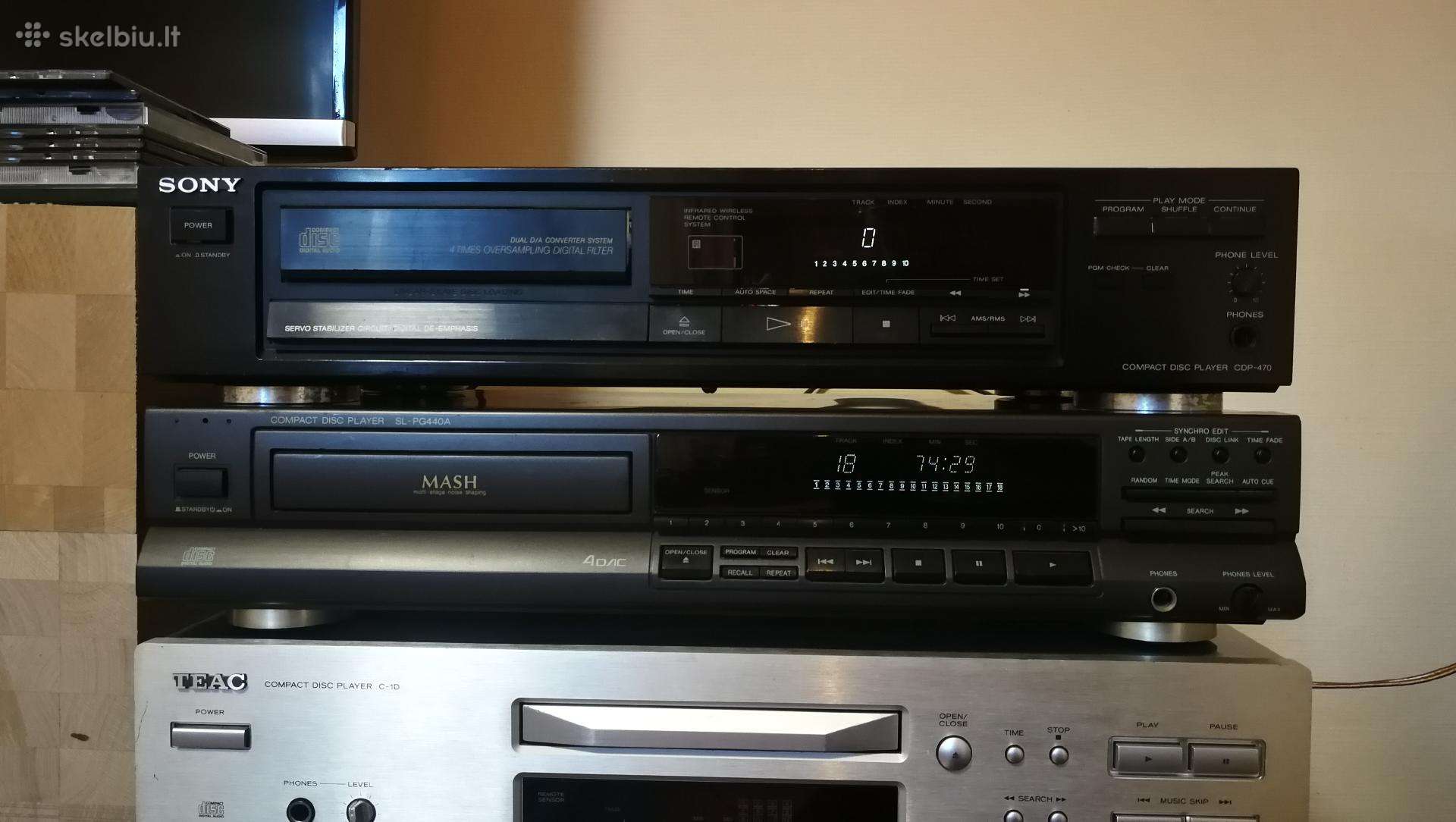 Technics ir Sony CD