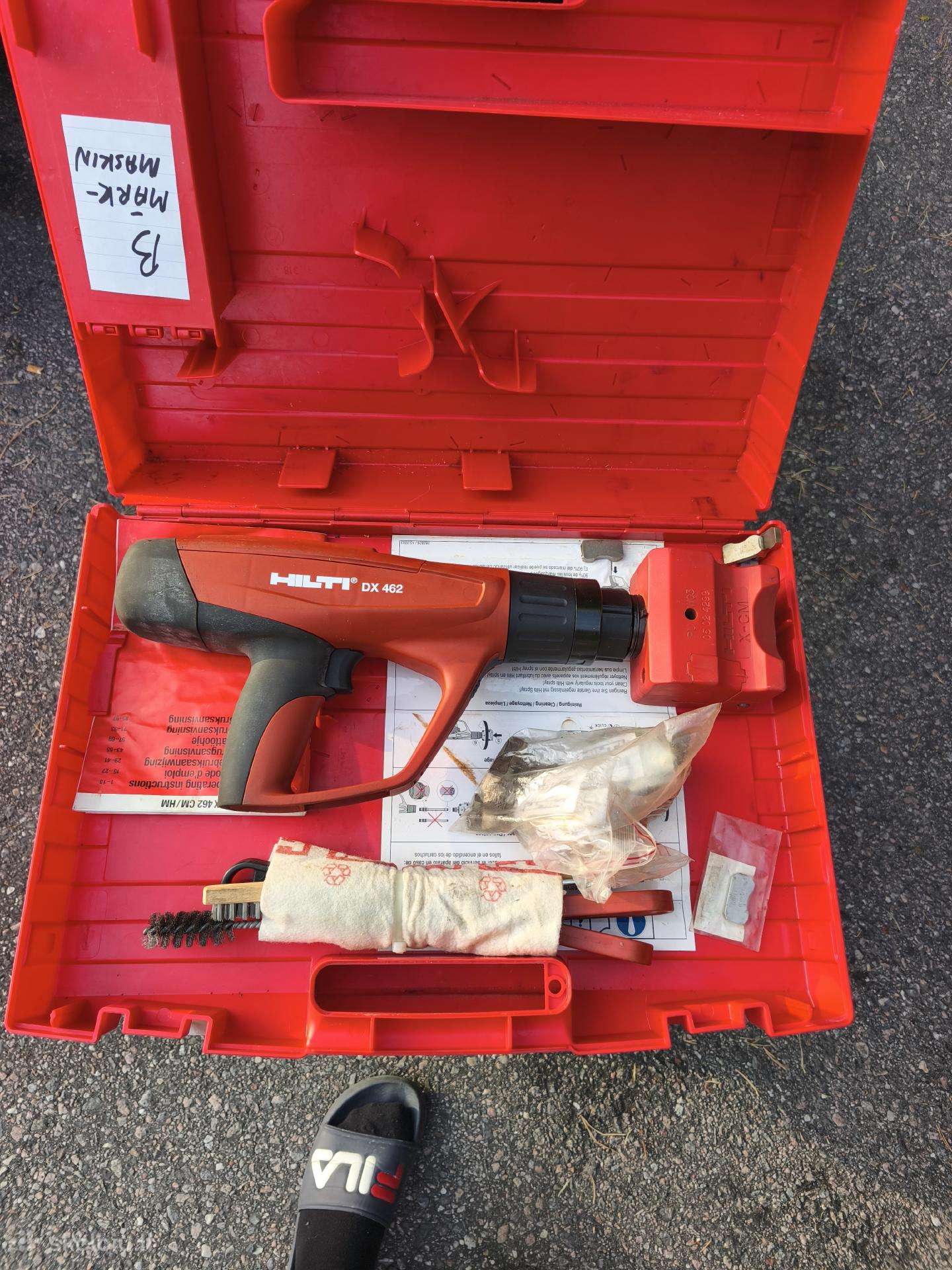 Hilti dx462 metalo įspaudimo įrankis