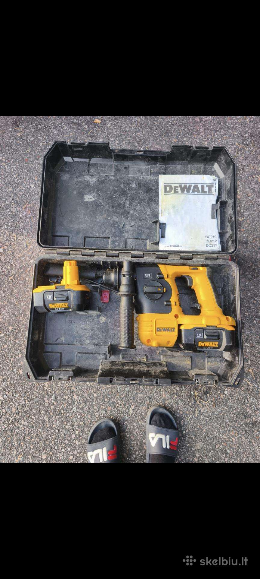 Dewalt akomuliatorinis perforatorius