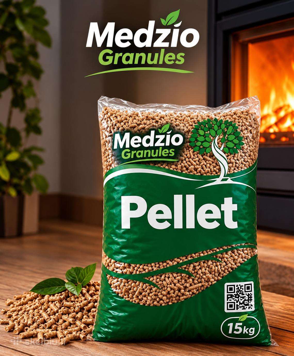 Medžio pjuvenų granulės