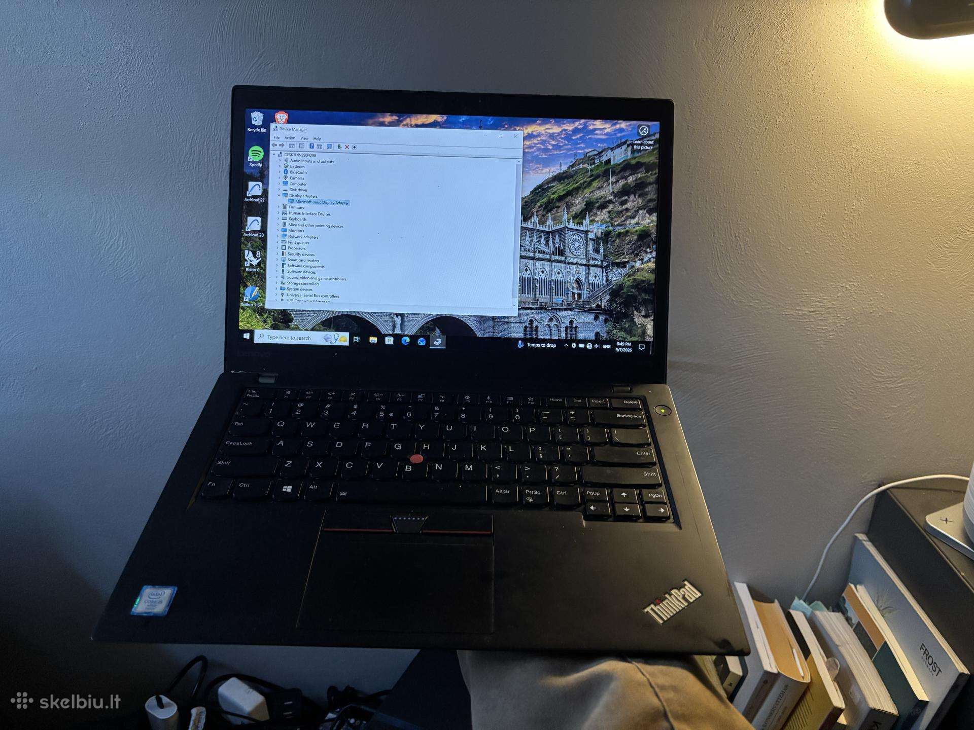 Nešiojamas kompiuteris Lenovo Thinkpad T470s