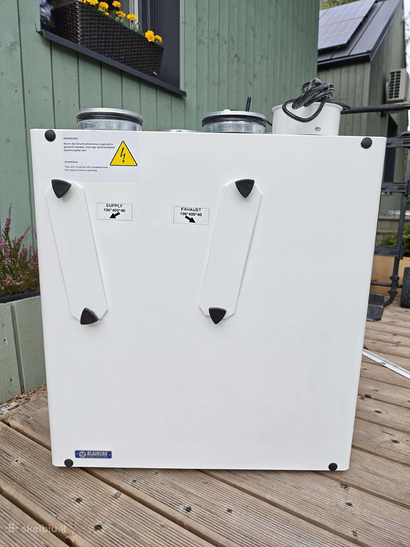 Rekuperatorius Blauberg Komforto Roto Se 280