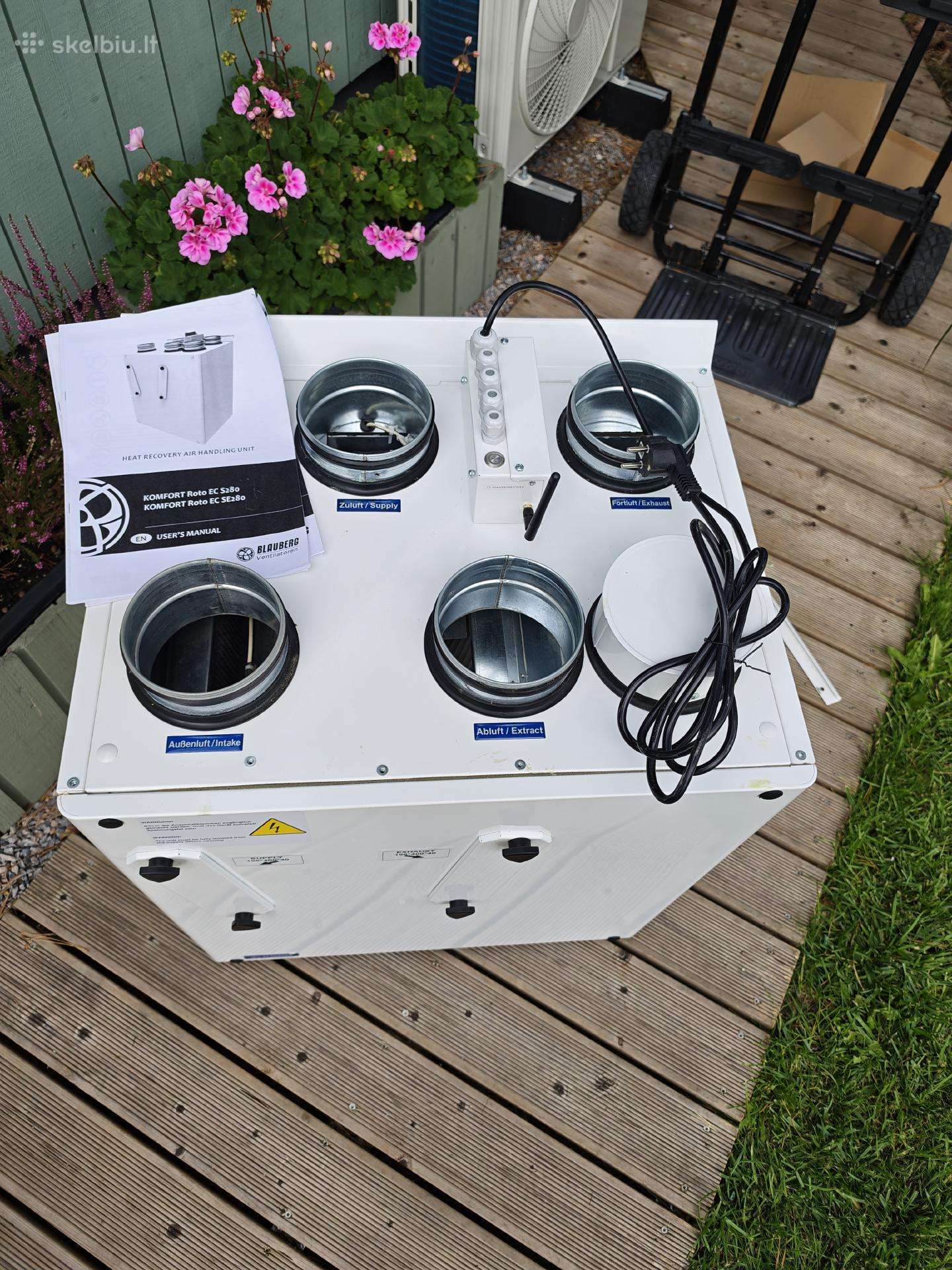 Rekuperatorius Blauberg Komfort Roto Se 280
