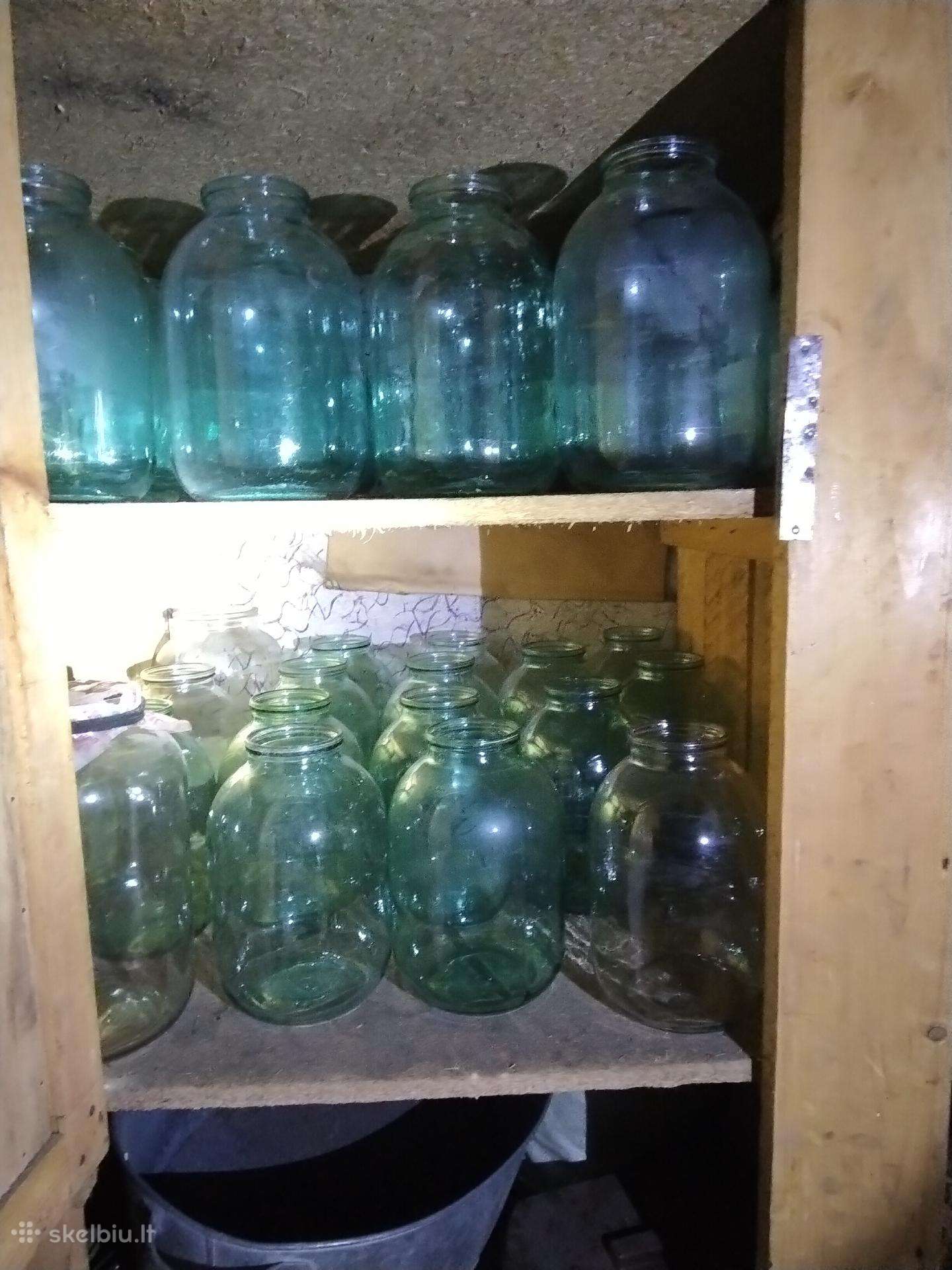 Dovanoju stiklainius (3ltr.)