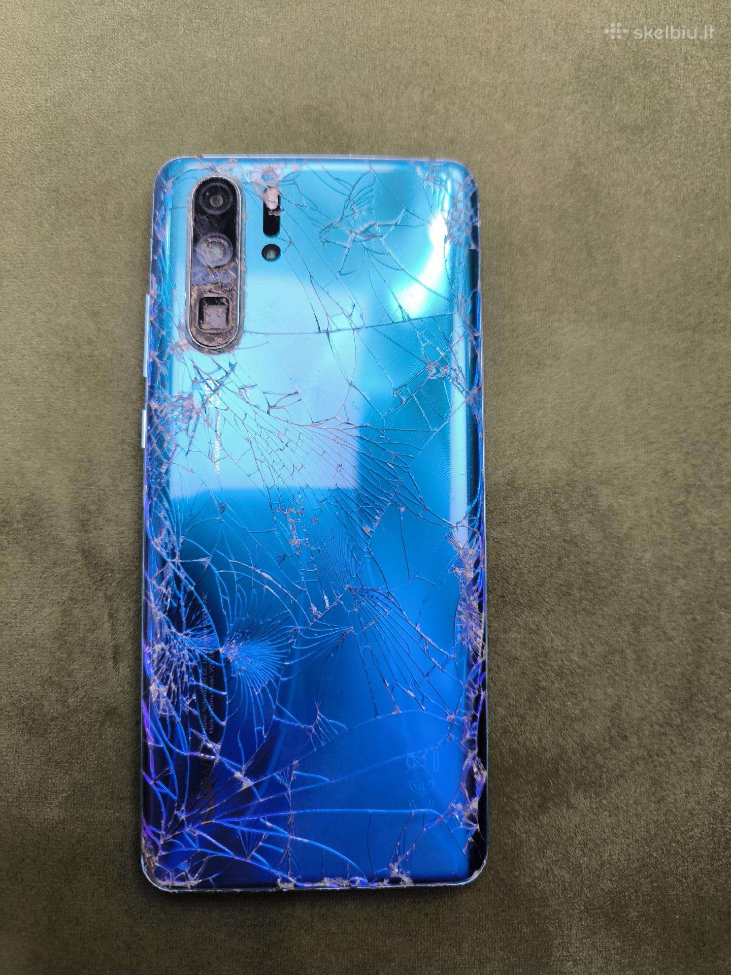 Huawei P30 Pro. Ekrano, dangties, remontui