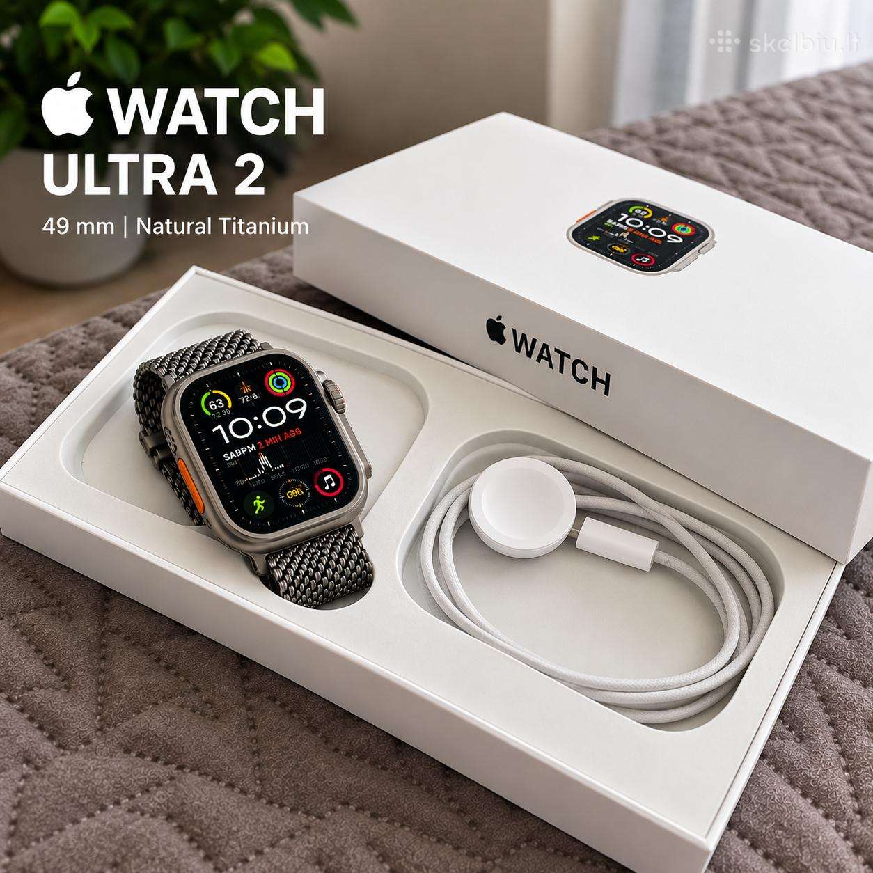 Apple Watch Ultra 2 49 mm Natural Titanium – A2986