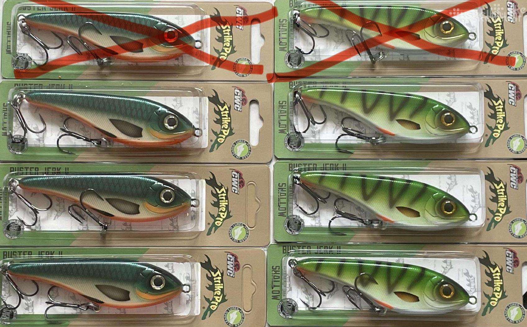 Strike Pro Buster Jerk II 12cm 37g ir Baby Buster