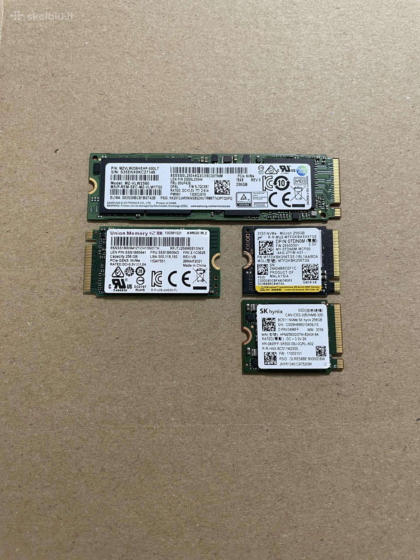 SSD M.2 Nvme 256gb, 512gb, 1tb, 2tb