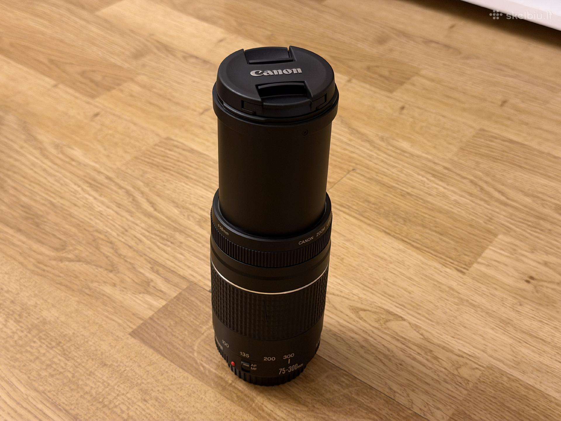 Canon Ef 75-300mm f/4-5.6 III objektyvas