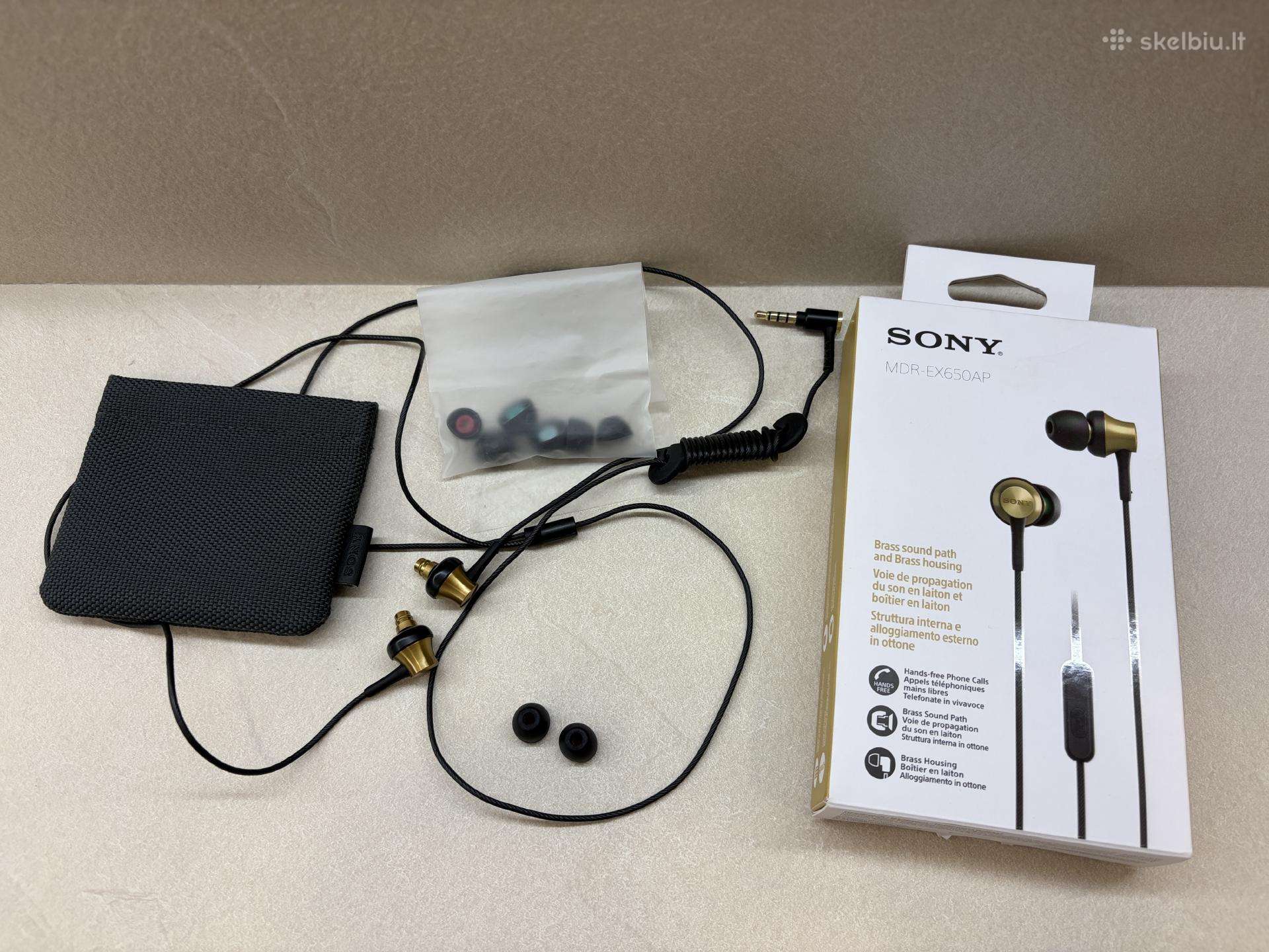 Parduodu Sony Mdr-ex650ap ausines (in ear)